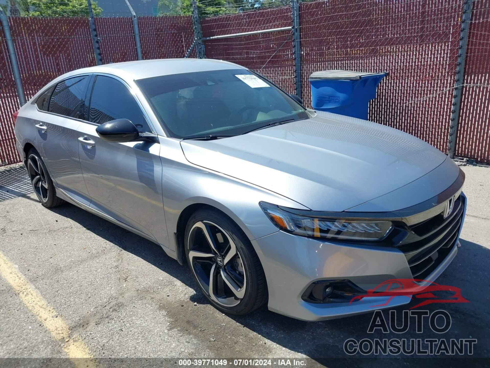 HONDA ACCORD 2021 - 1HGCV1F39MA115185
