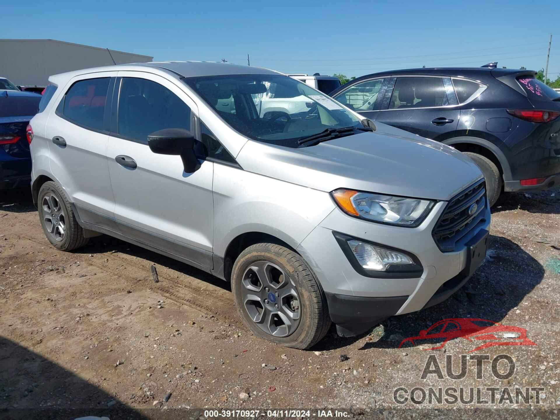 FORD ECOSPORT 2018 - MAJ3P1RE6JC199168