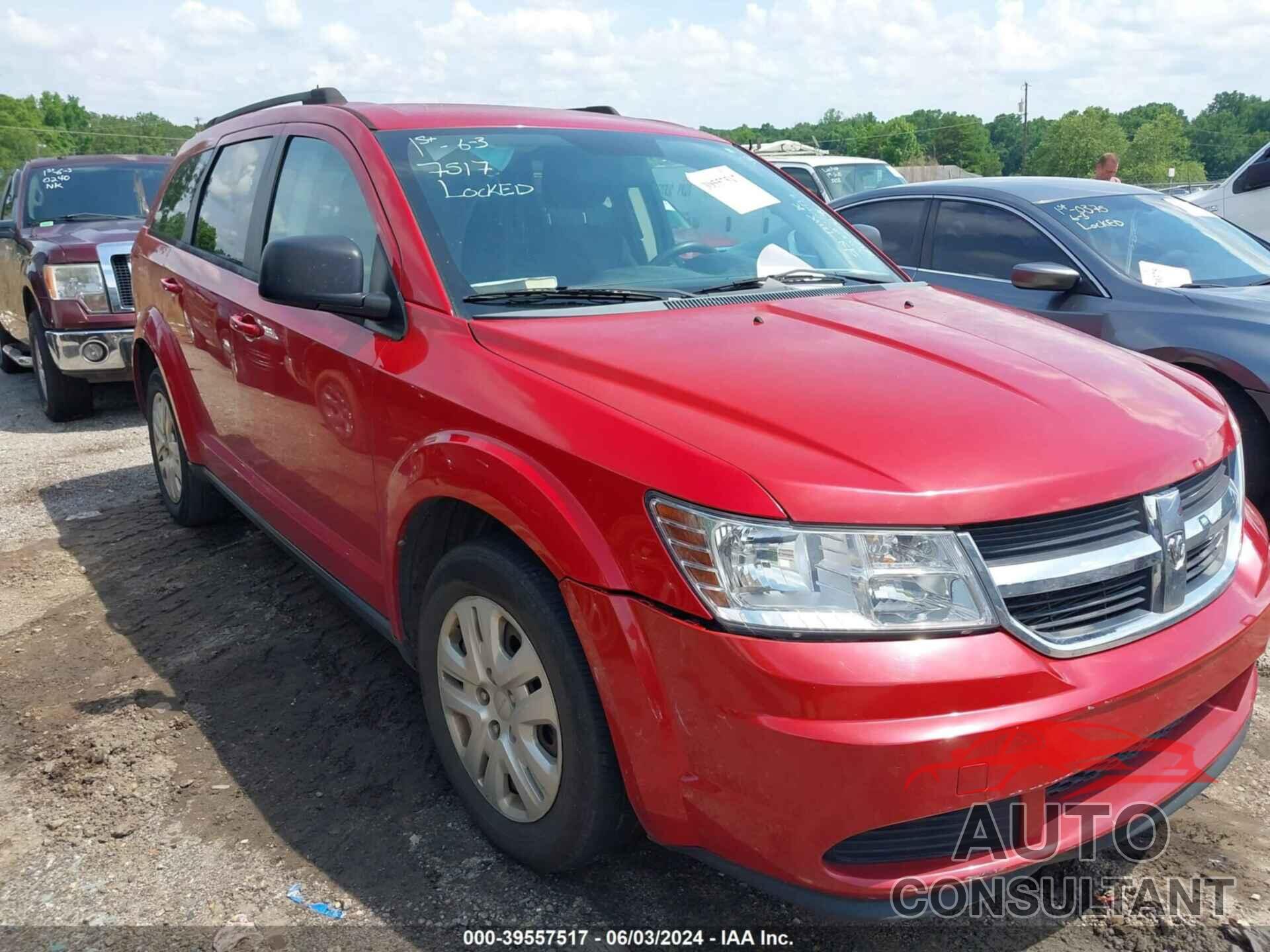 DODGE JOURNEY 2017 - 3C4PDCAB0HT507497
