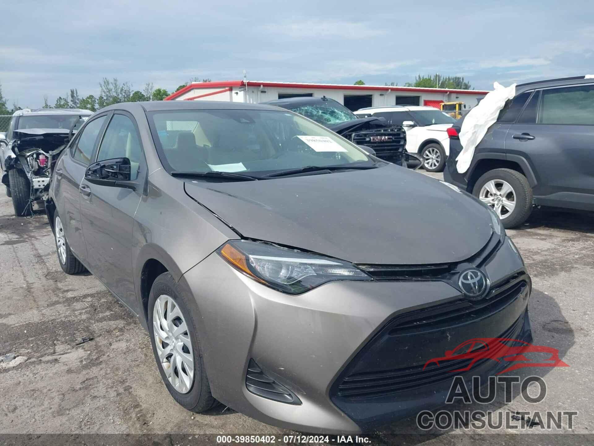TOYOTA COROLLA 2019 - 5YFBURHE6KP886819