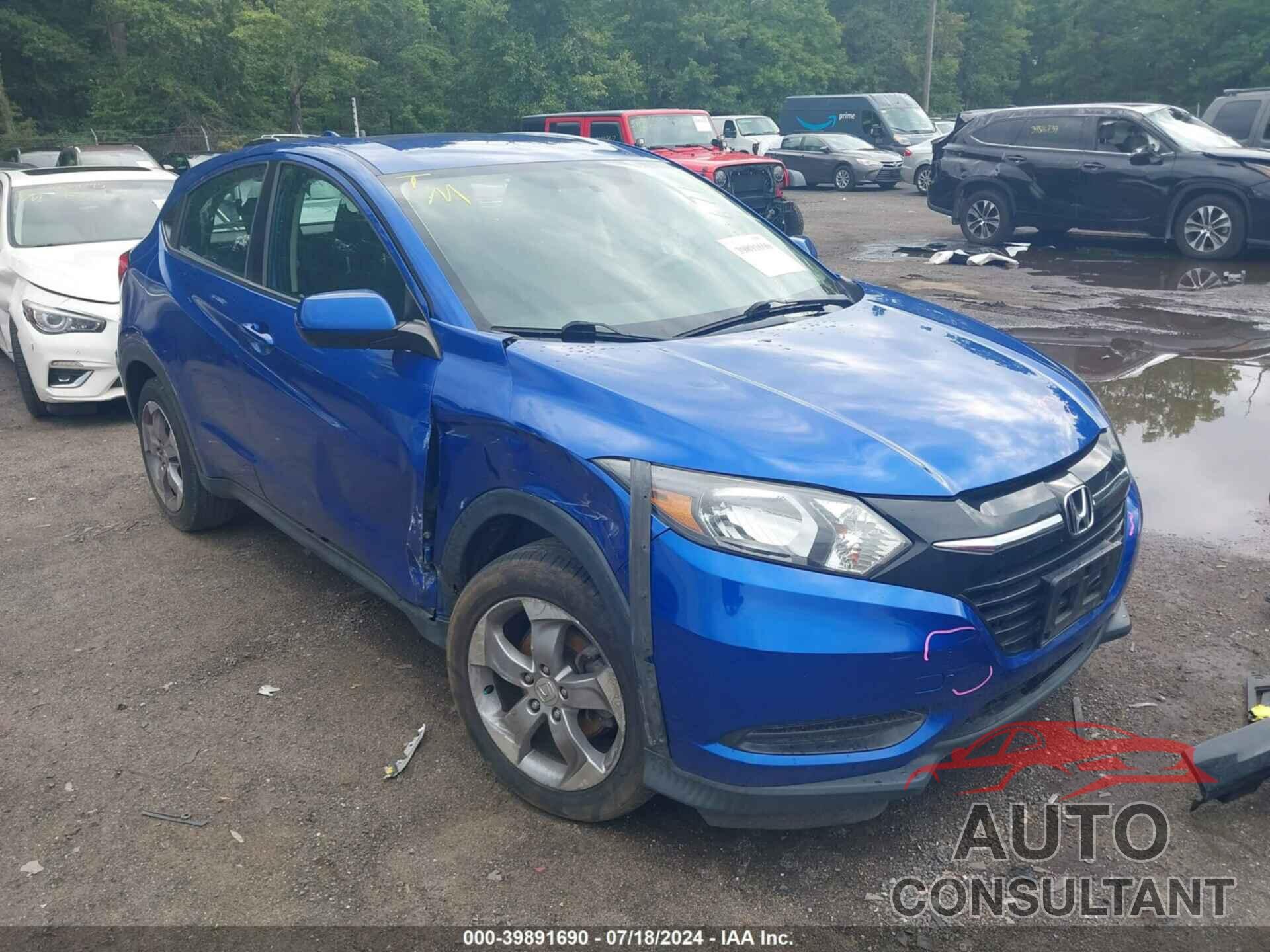 HONDA HR-V 2018 - 3CZRU6H34JM706474