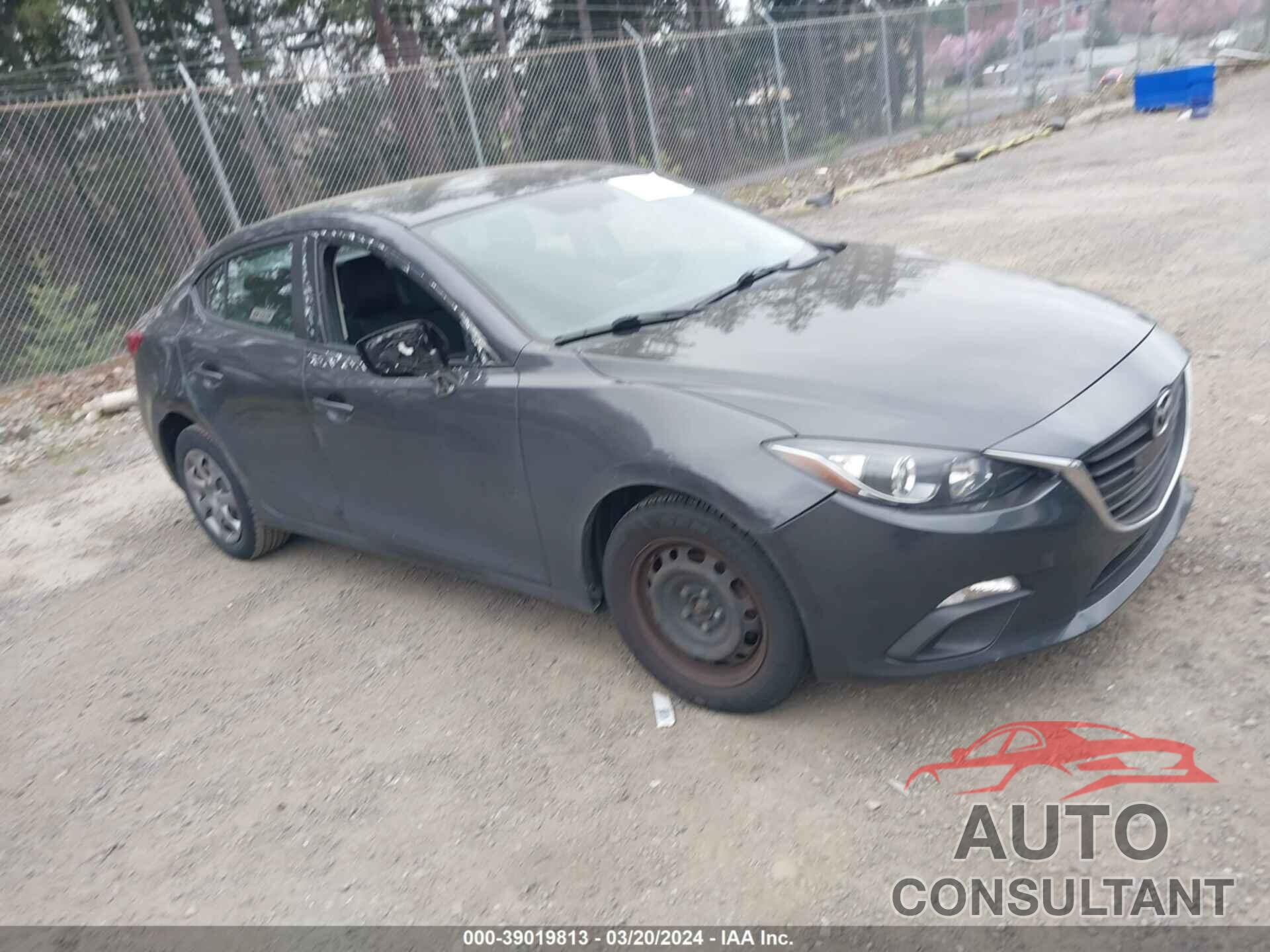 MAZDA MAZDA3 2016 - JM1BM1T73G1300356