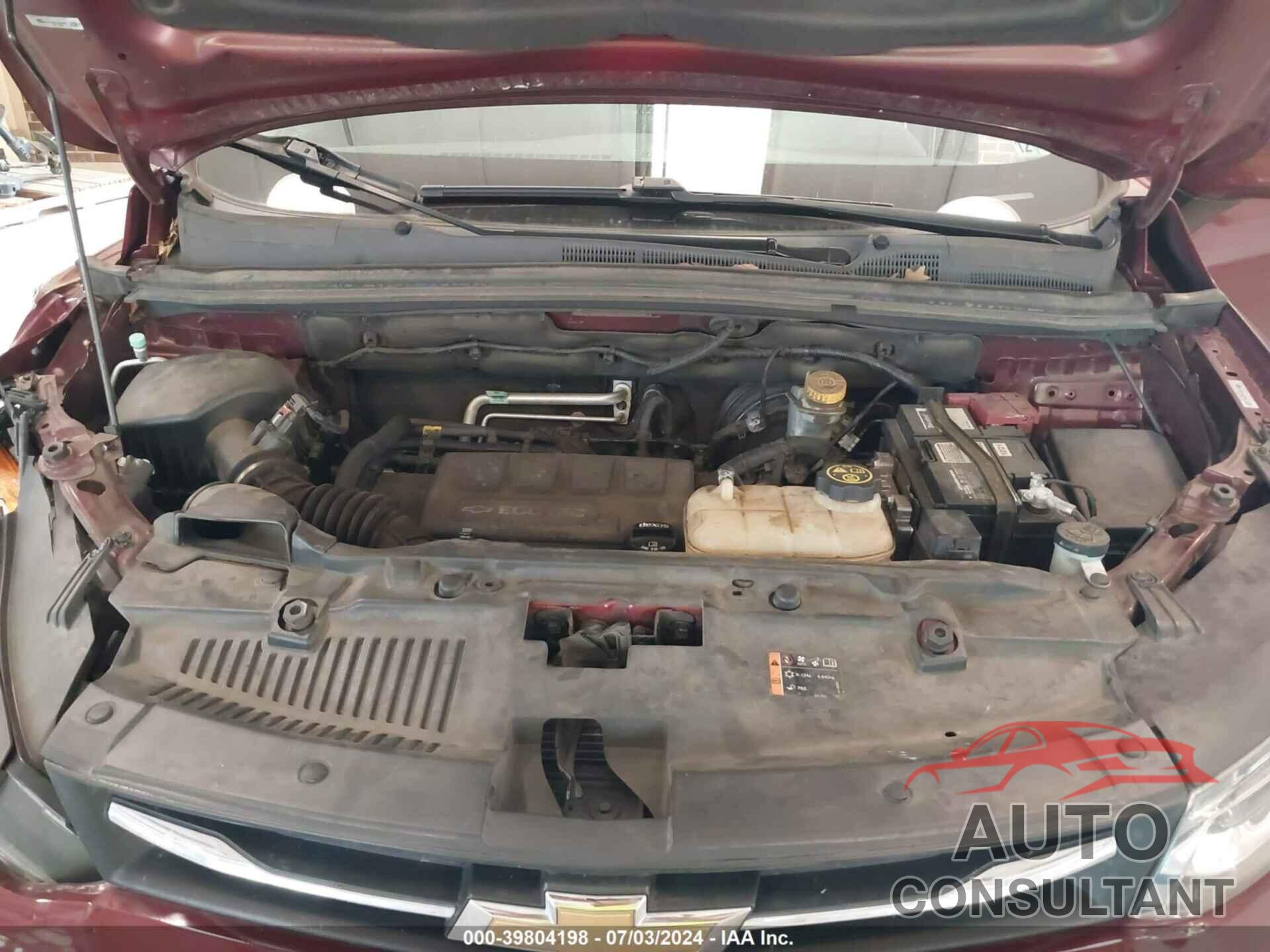CHEVROLET TRAX 2017 - 3GNCJKSB6HL265208