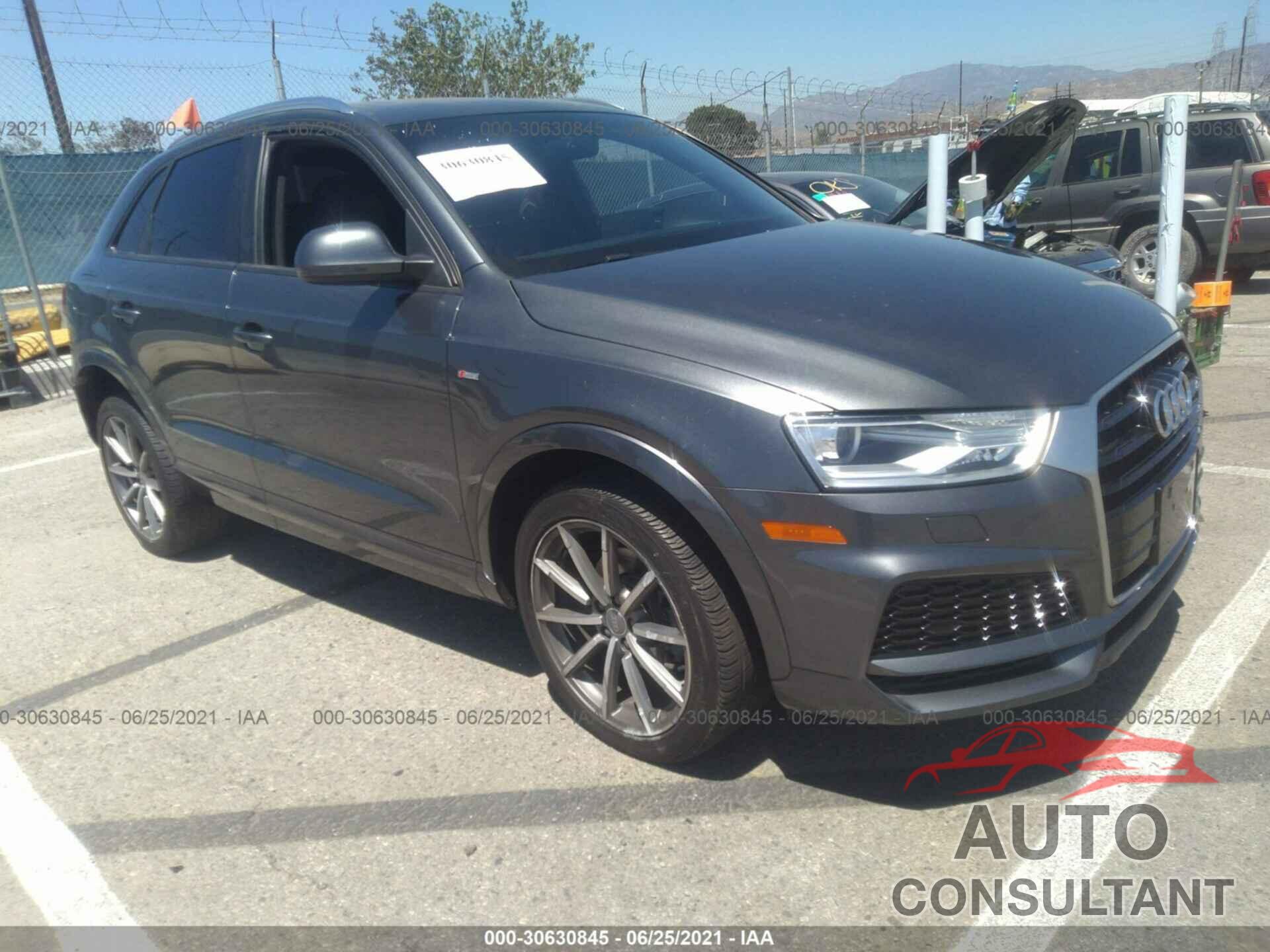 AUDI Q3 2018 - WA1BCCFS5JR020620