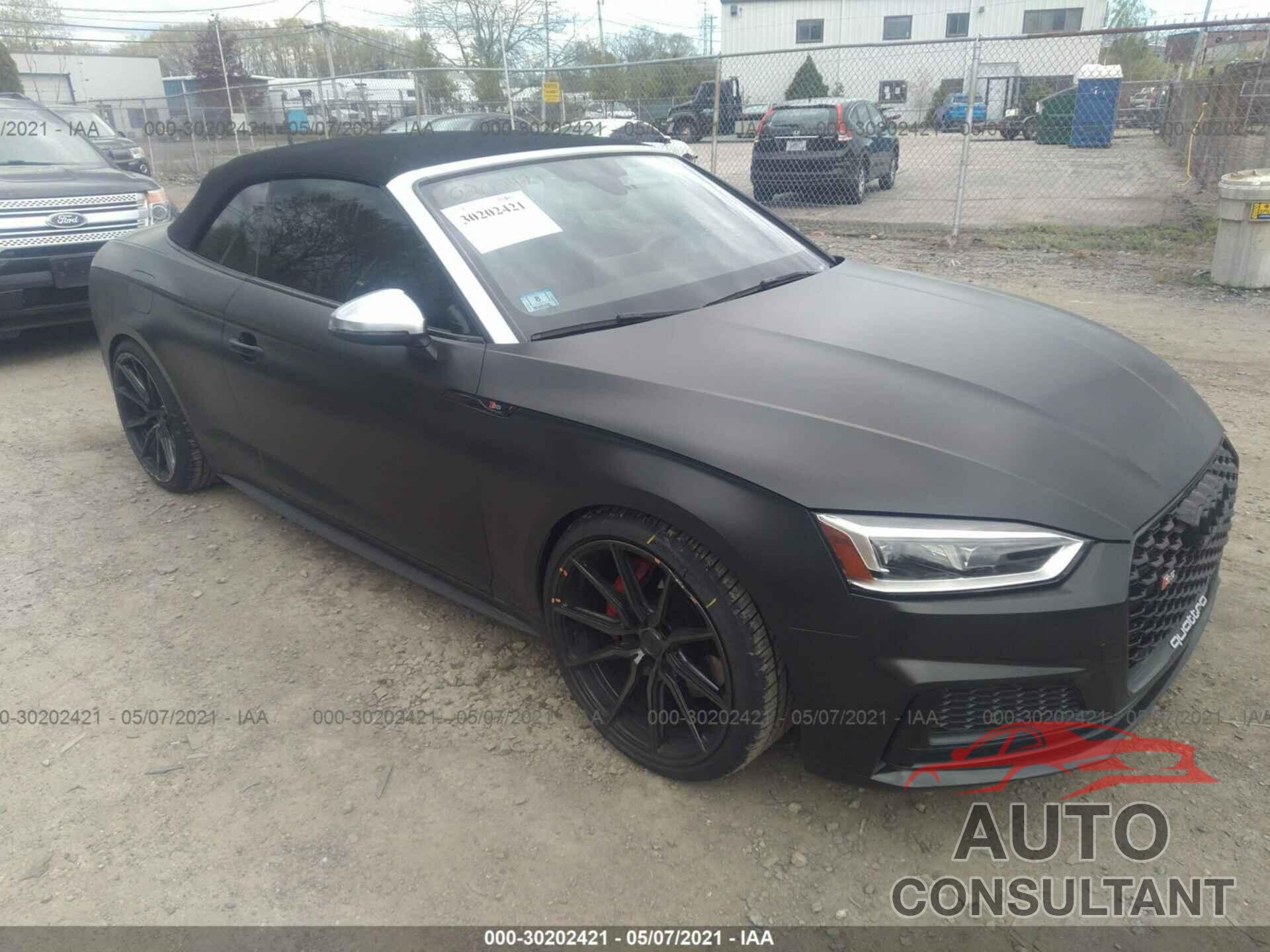 AUDI S5 CABRIOLET 2019 - WAUY4GF50KN002126