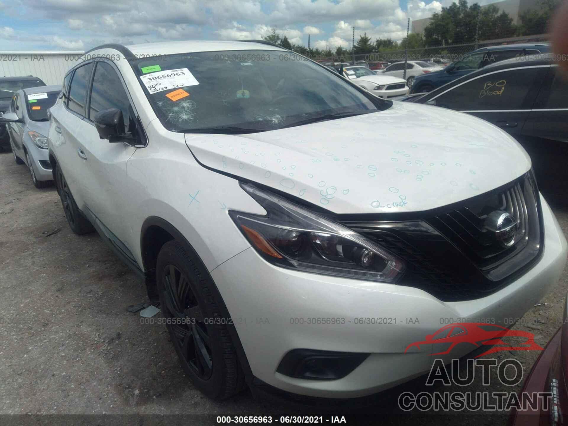 NISSAN MURANO 2018 - 5N1AZ2MG6JN187368