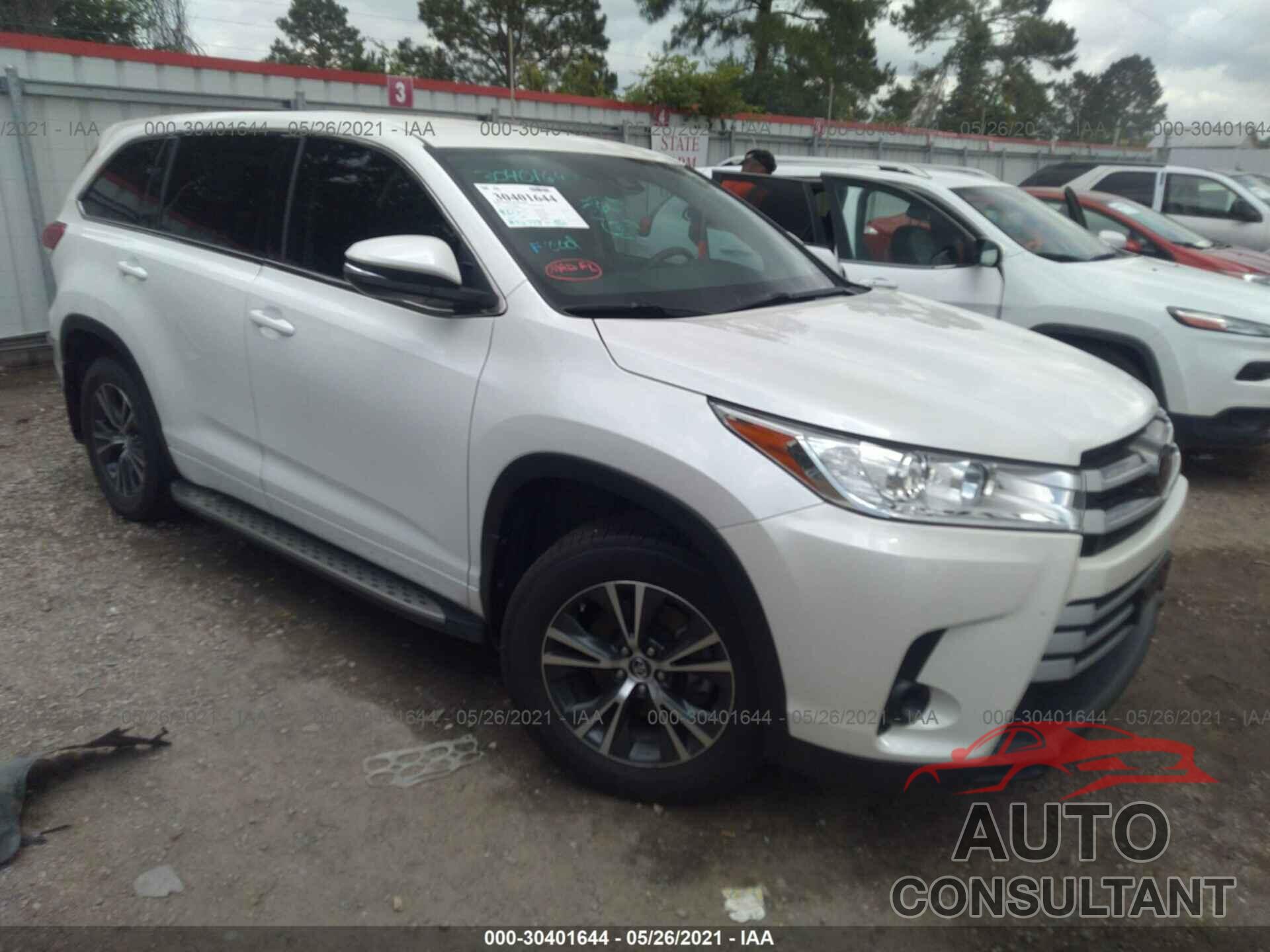 TOYOTA HIGHLANDER 2017 - 5TDZARFHXHS026510