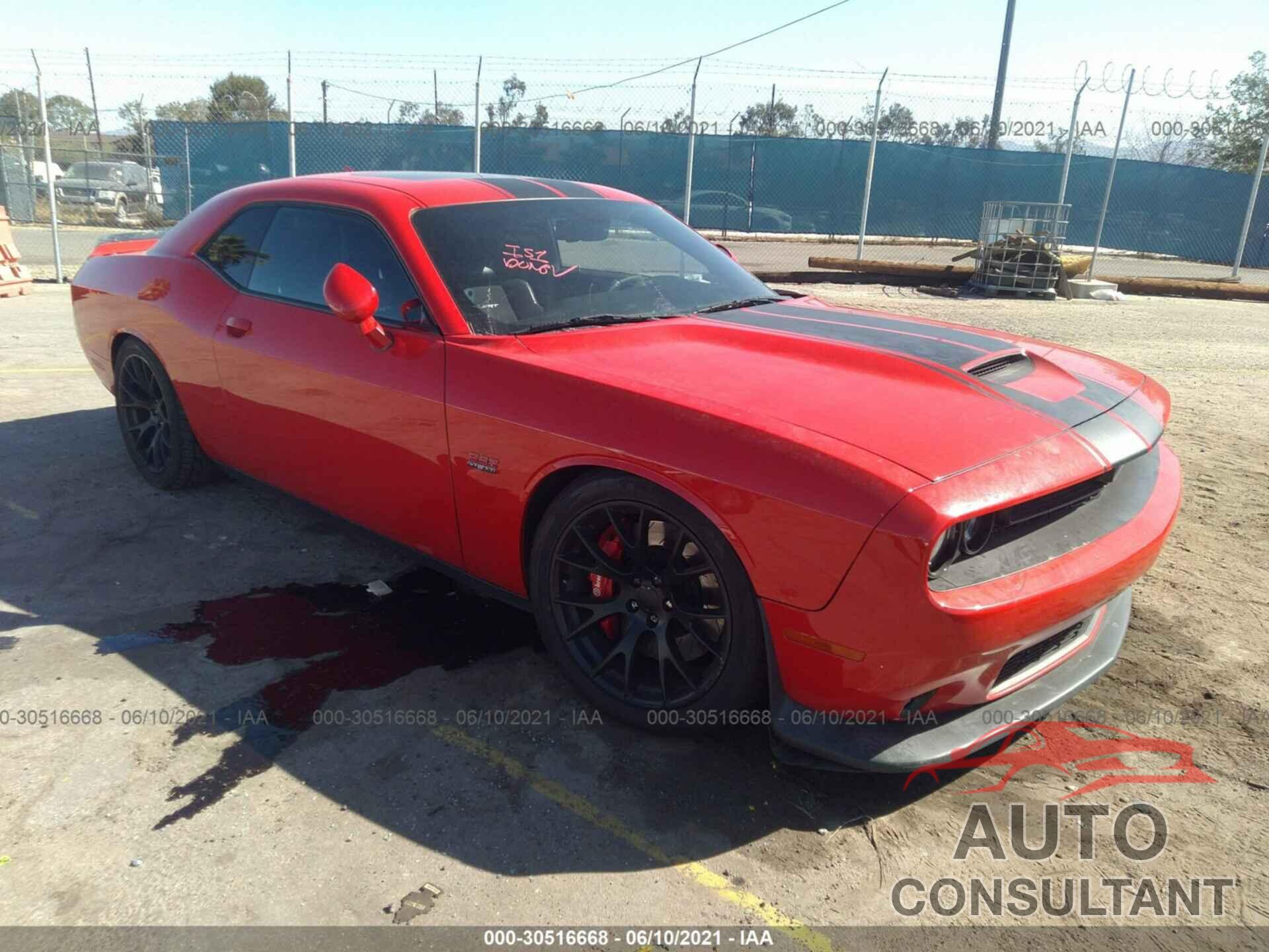 DODGE CHALLENGER 2016 - 2C3CDZDJ5GH131315