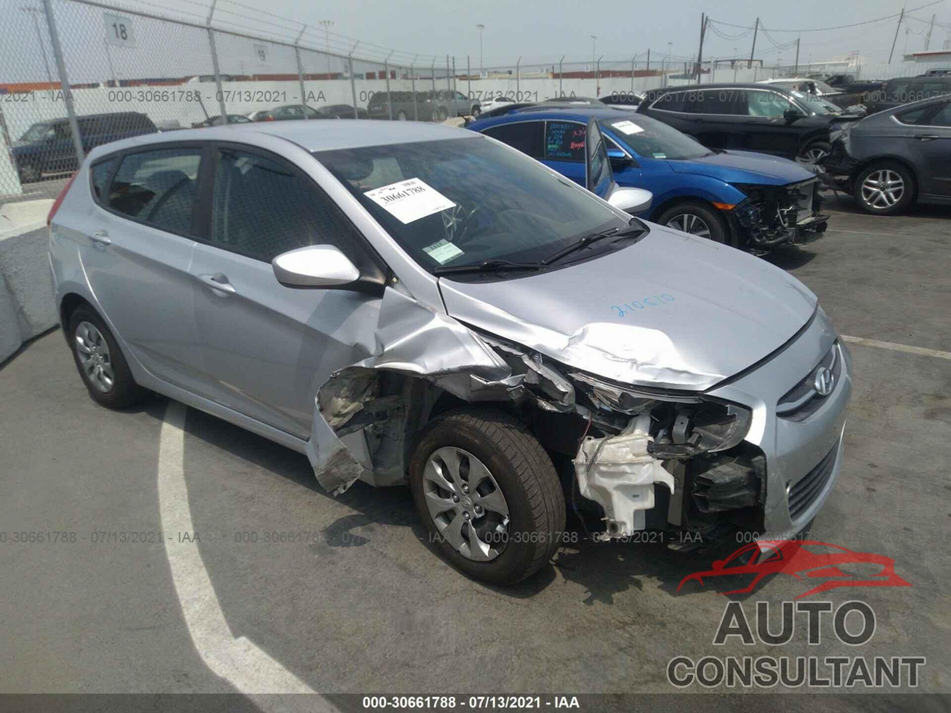 HYUNDAI ACCENT 2017 - KMHCT5AE1HU320701