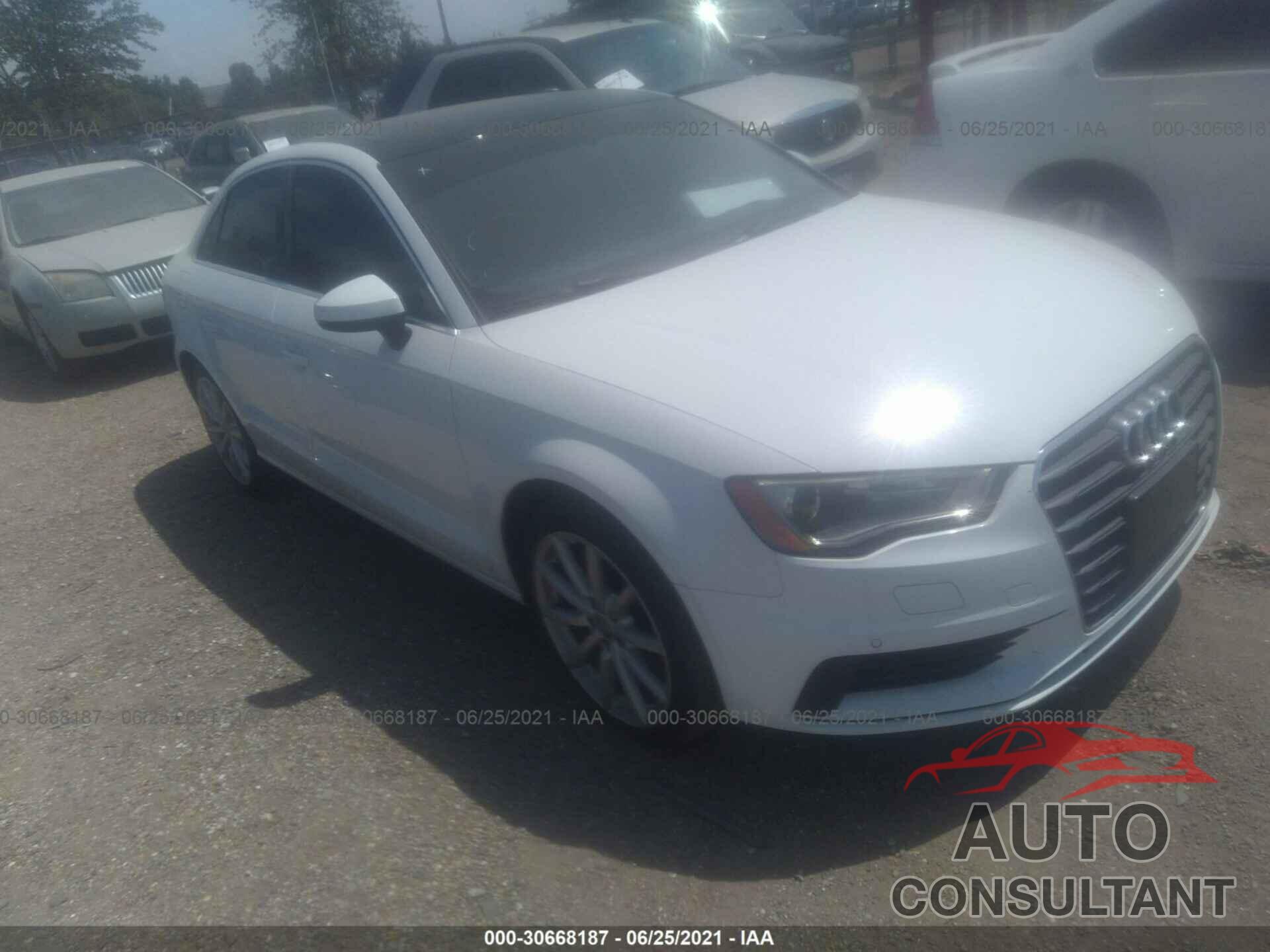 AUDI A3 2016 - WAUC7GFF7G1051798