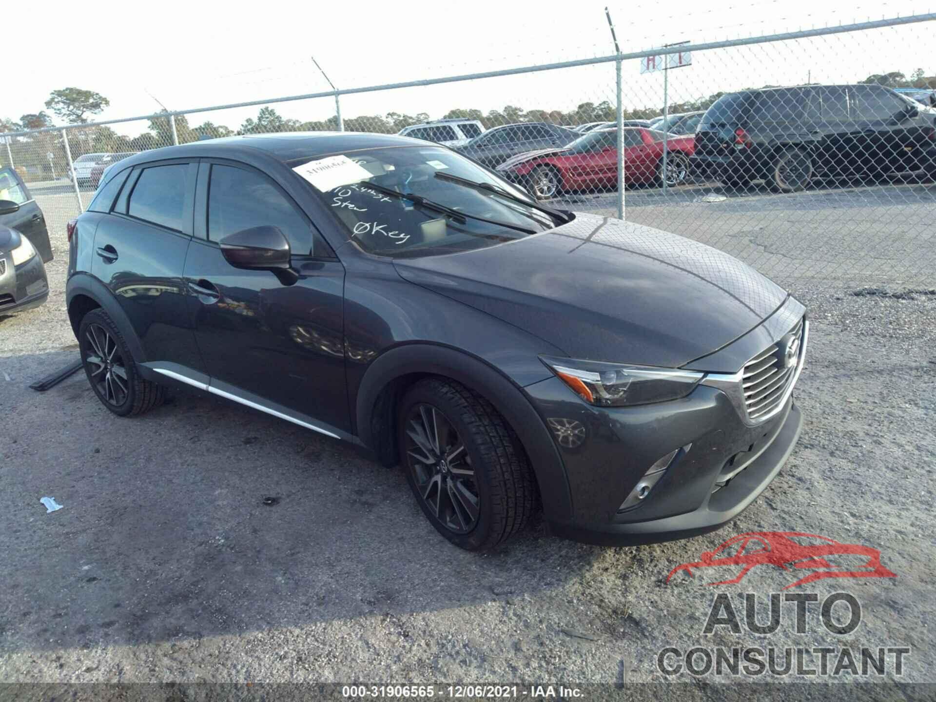 MAZDA CX-3 2016 - JM1DKBD75G0109904