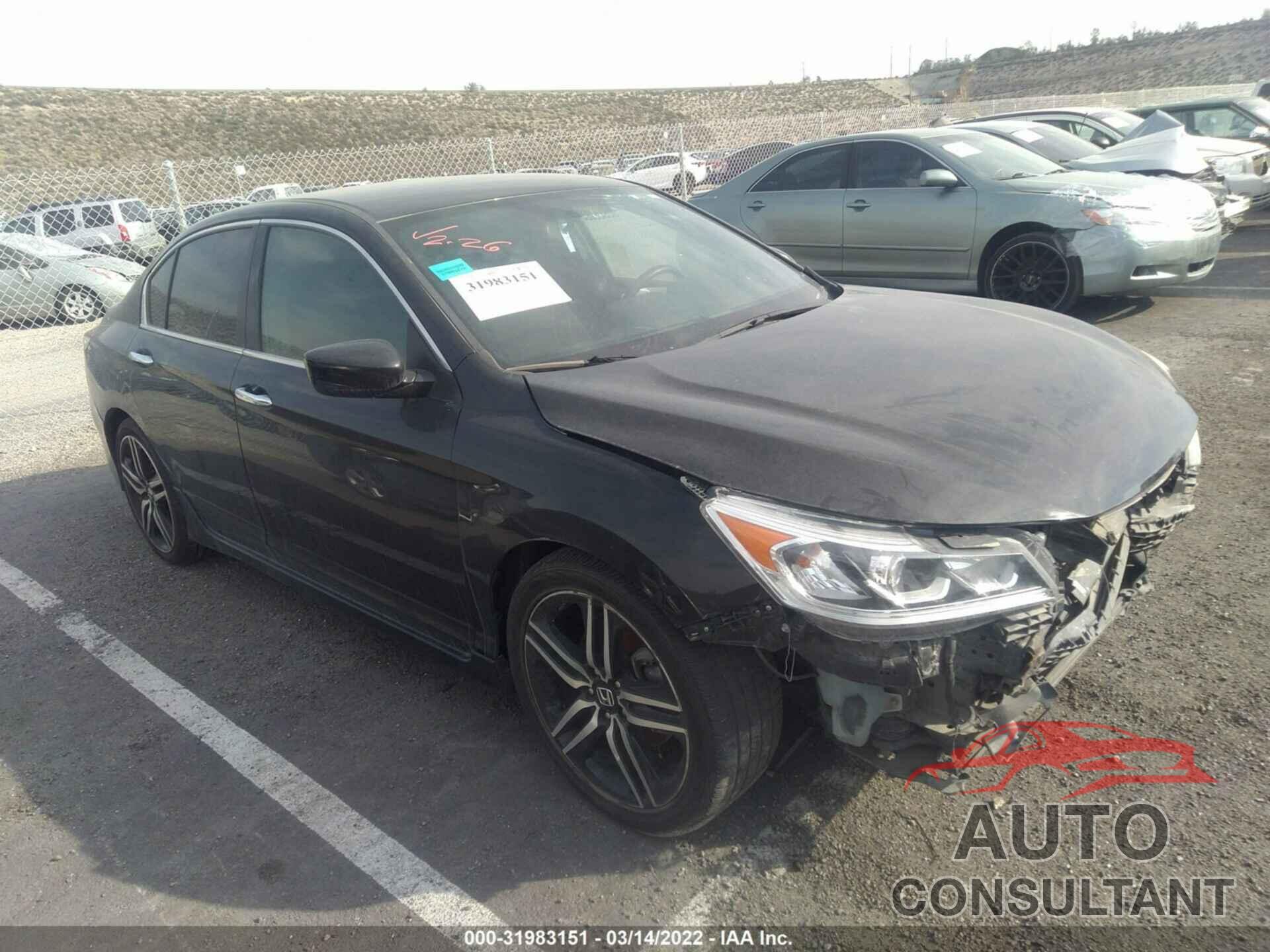 HONDA ACCORD SEDAN 2017 - 1HGCR2F53HA173956