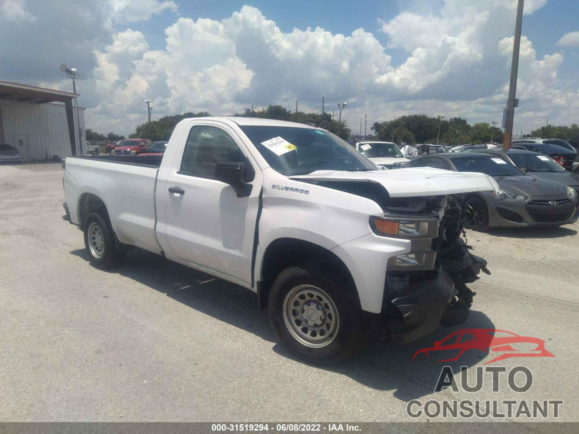 CHEVROLET SILVERADO 1500 2021 - 3GCNWAEK2MG334097
