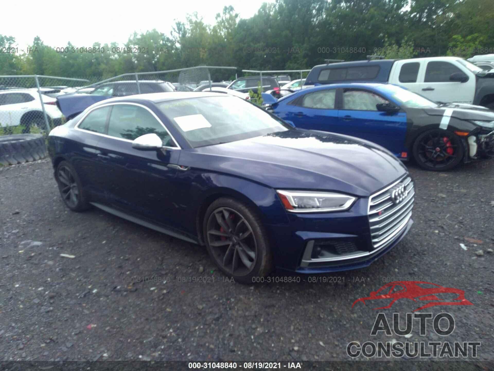 AUDI S5 COUPE 2018 - WAUR4AF54JA002217