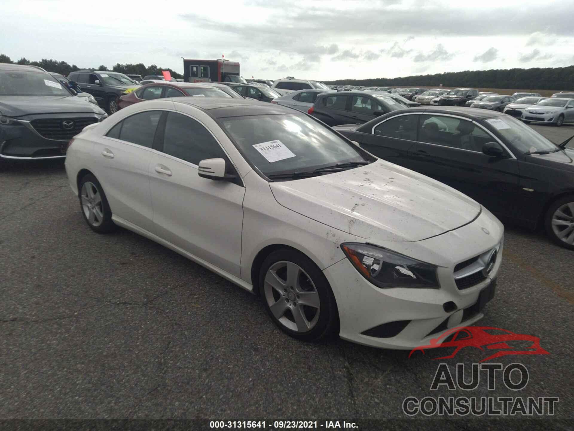 MERCEDES-BENZ CLA 2016 - WDDSJ4GB6GN385734