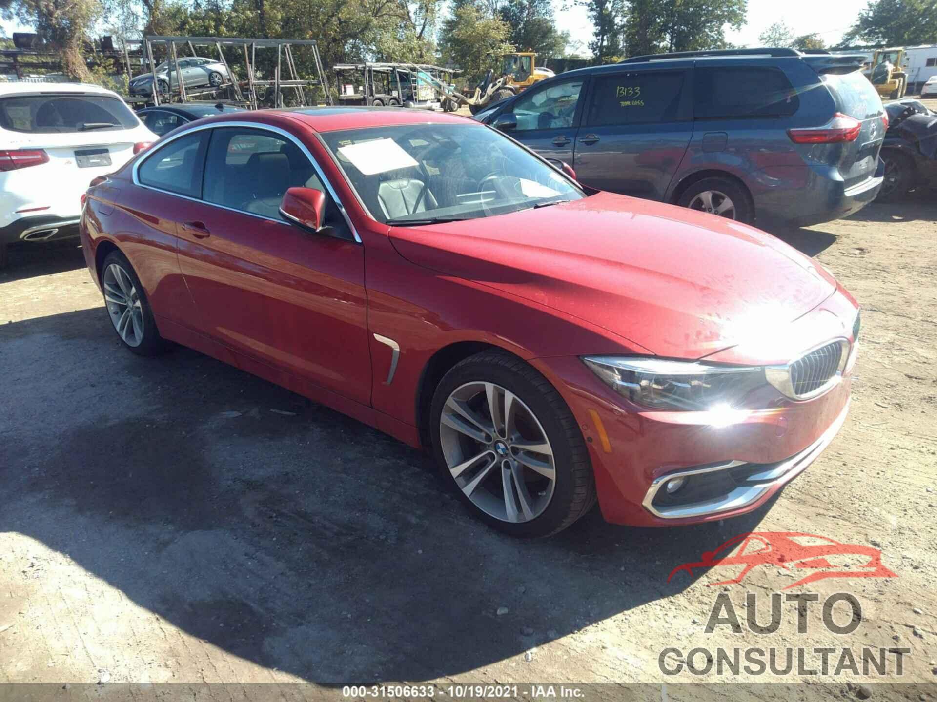 BMW 4 SERIES 2018 - WBA4W5C58JAA49852