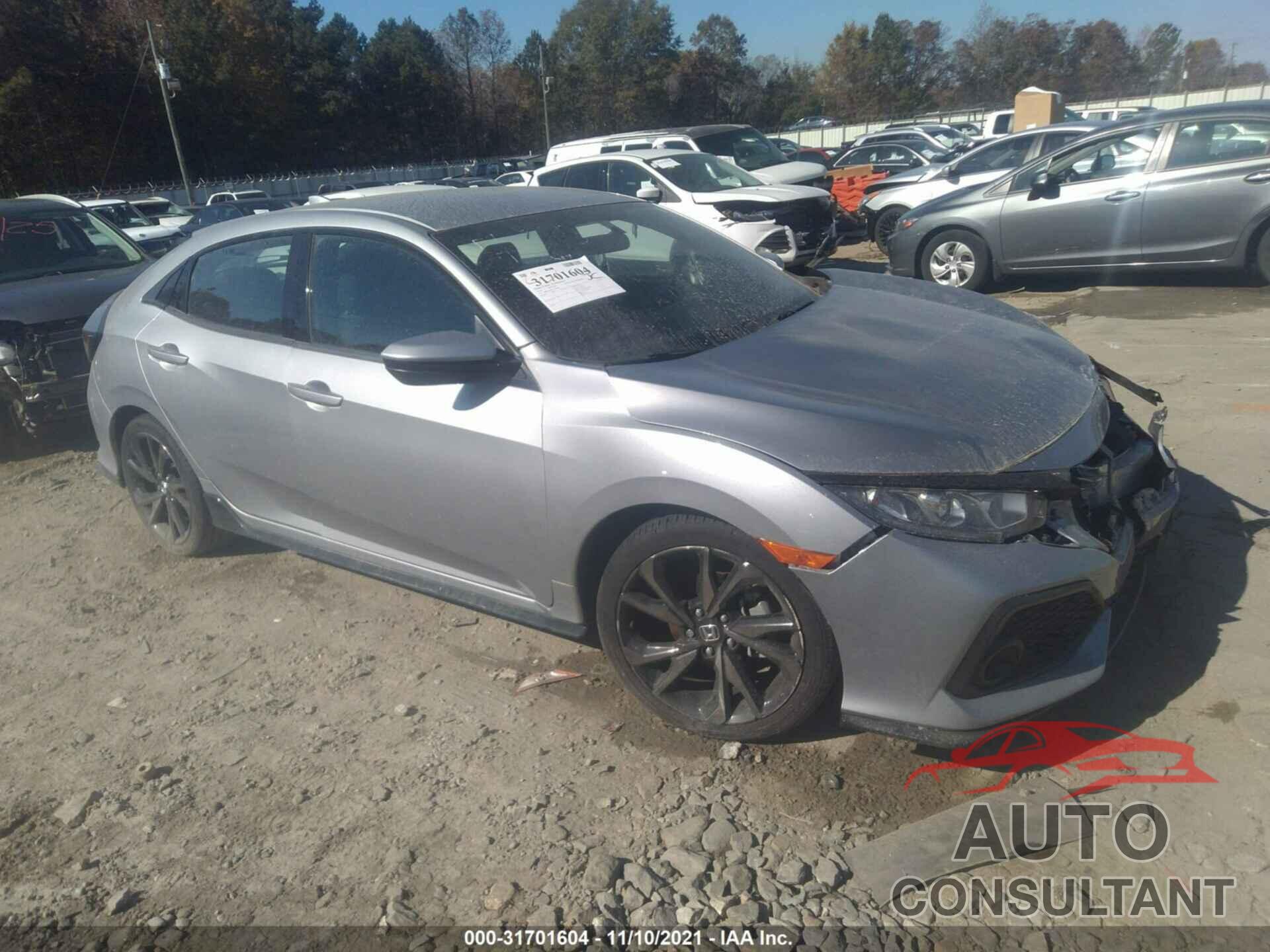 HONDA CIVIC HATCHBACK 2018 - SHHFK7H41JU207065
