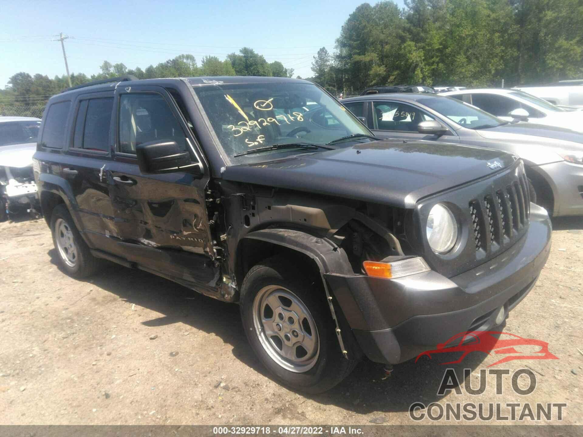 JEEP PATRIOT 2016 - 1C4NJPBB3GD502434