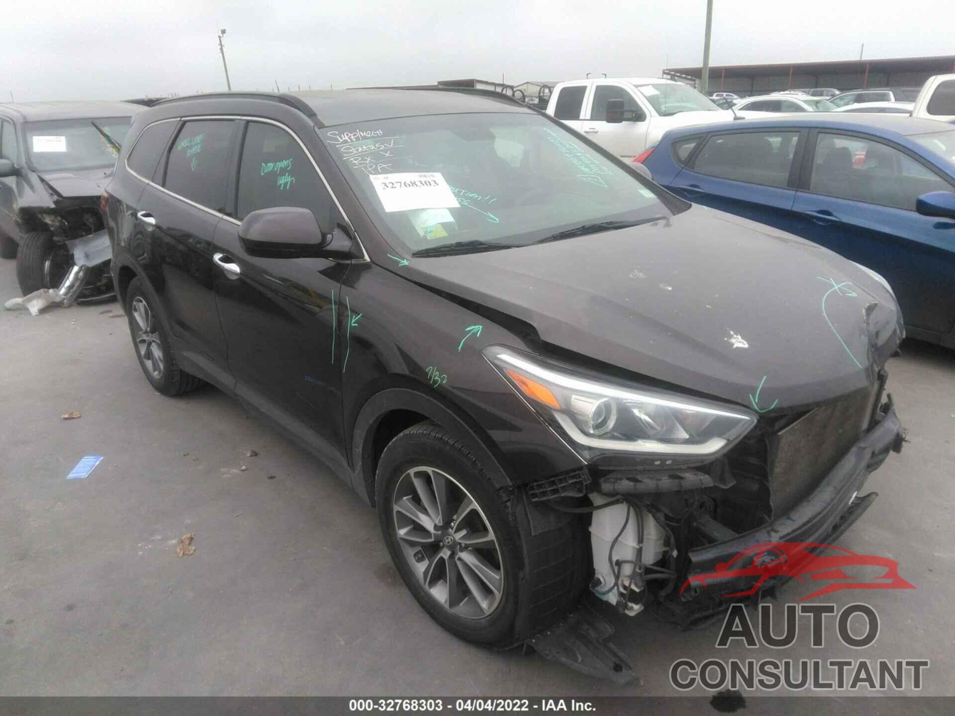 HYUNDAI SANTA FE 2017 - KM8SMDHF4HU178507