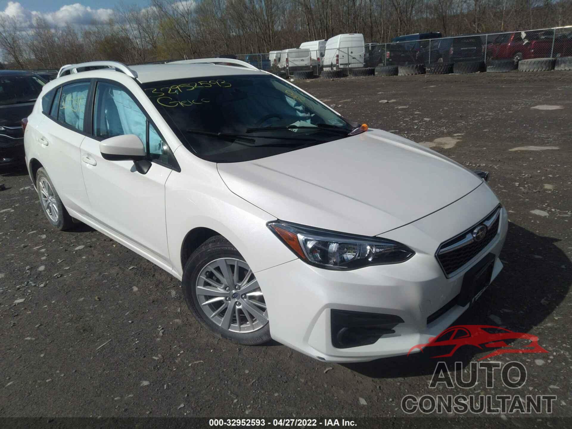 SUBARU IMPREZA 2018 - 4S3GTAB62J3743871