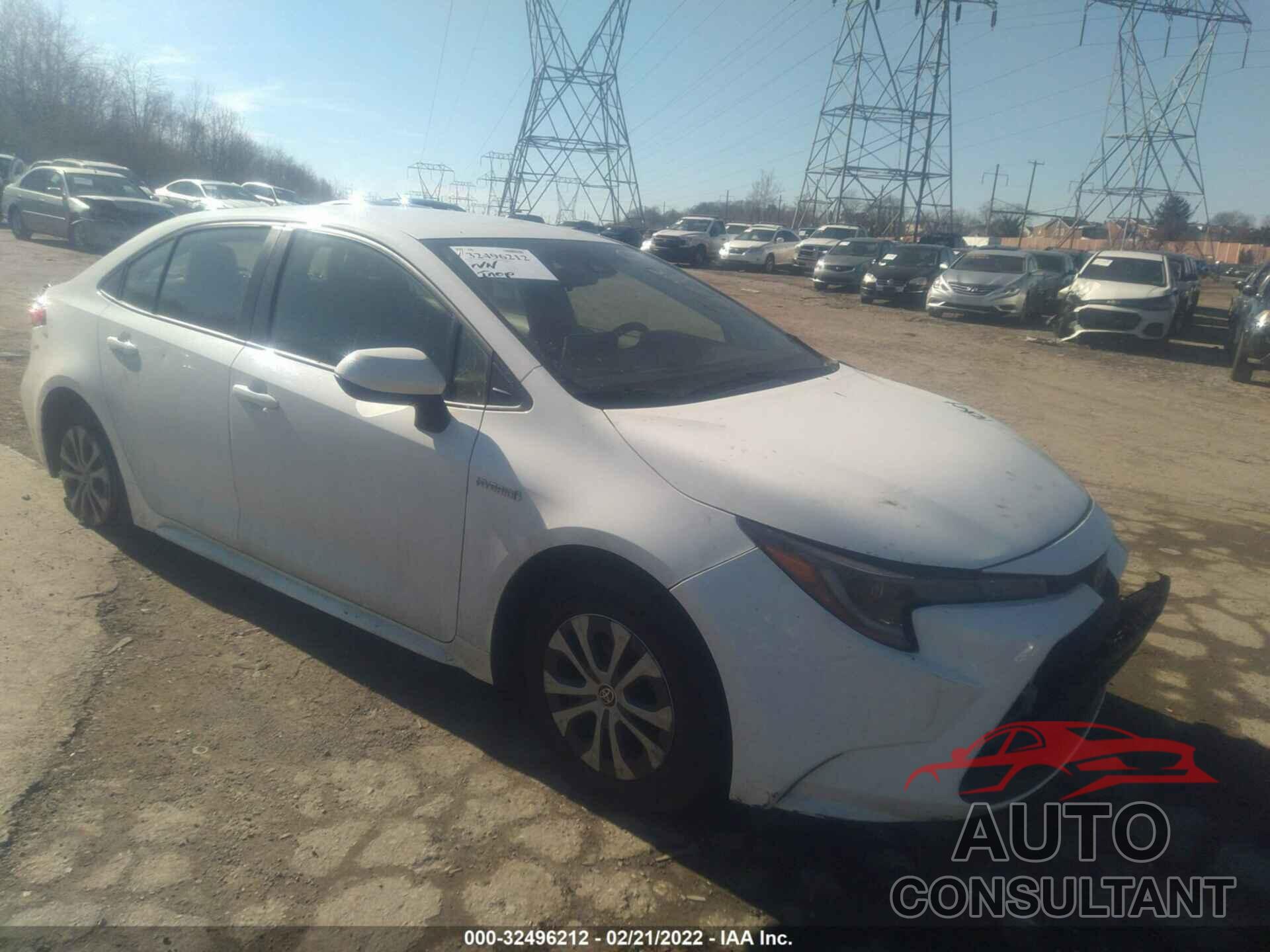 TOYOTA COROLLA 2020 - JTDEBRBE8LJ019343