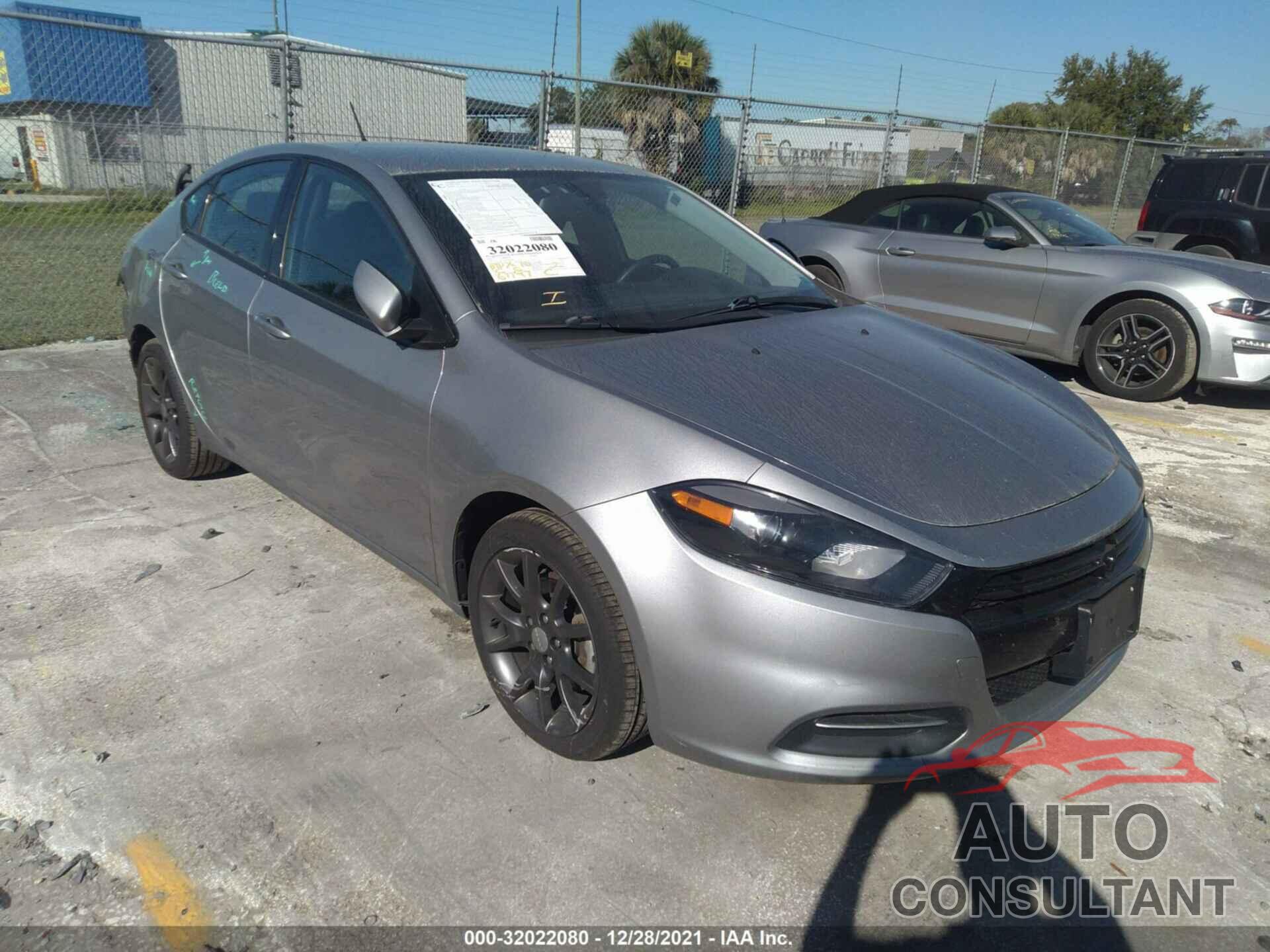 DODGE DART 2015 - 1C3CDFAA8FD434281