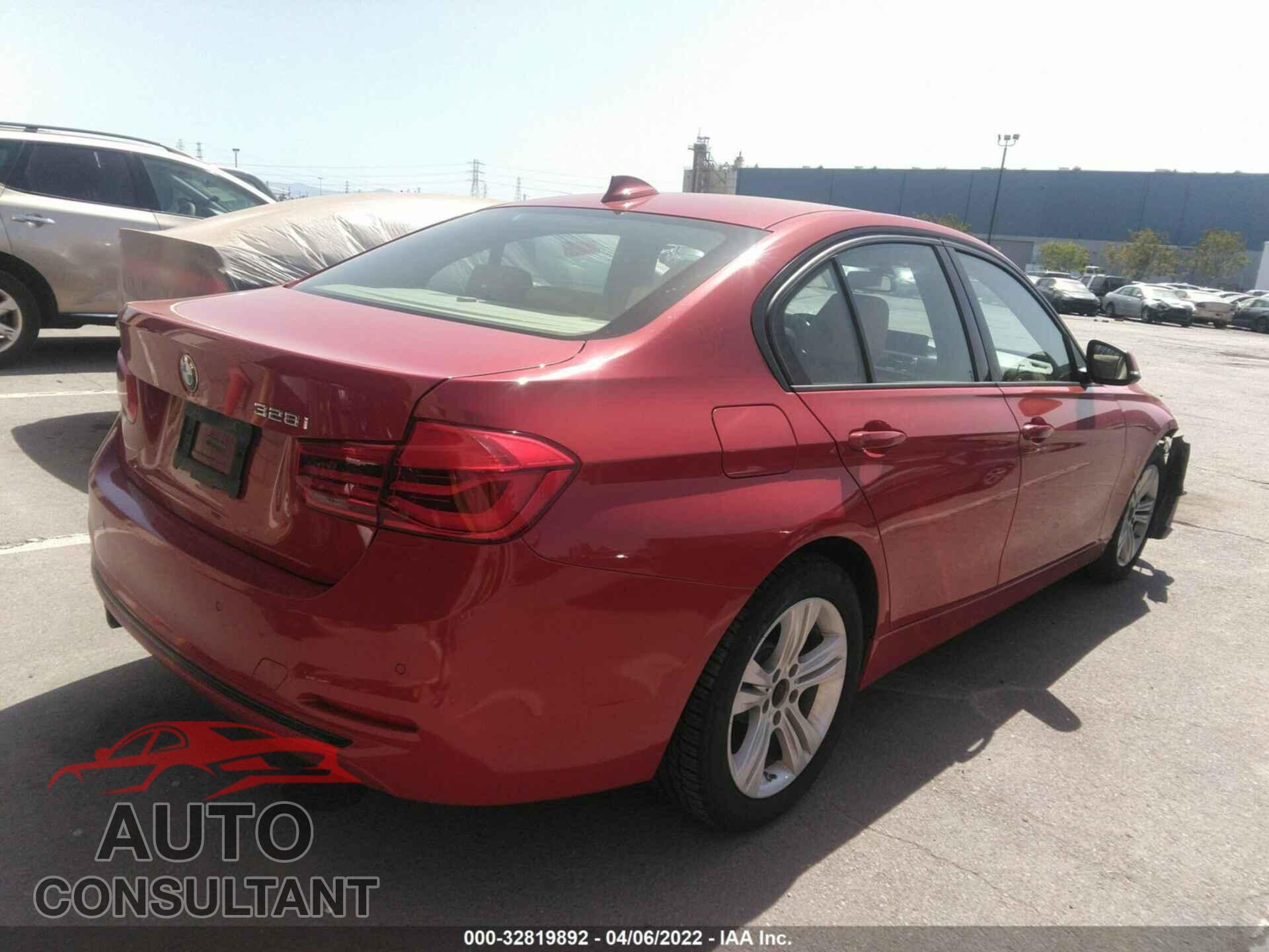 BMW 3 SERIES 2016 - WBA8E9G52GNU28947