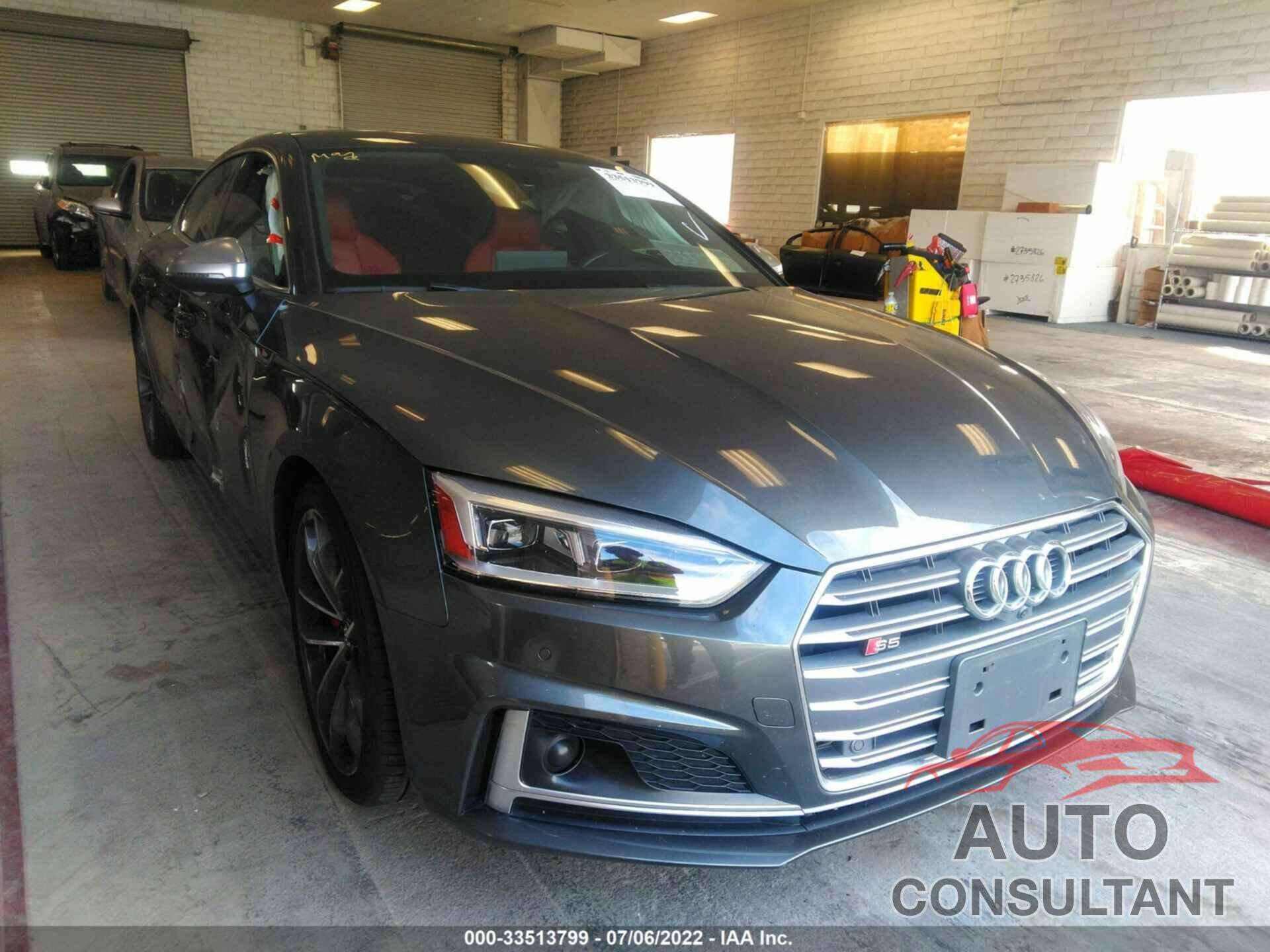 AUDI S5 SPORTBACK 2018 - WAUC4CF53JA089626