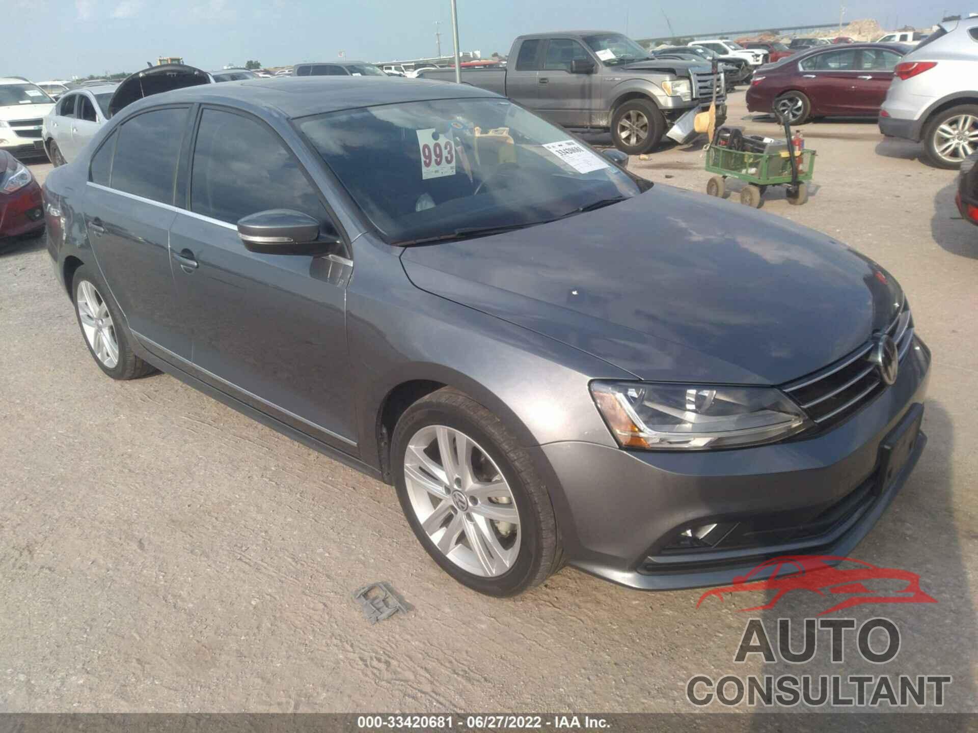 VOLKSWAGEN JETTA 2017 - 3VWL17AJ6HM406039