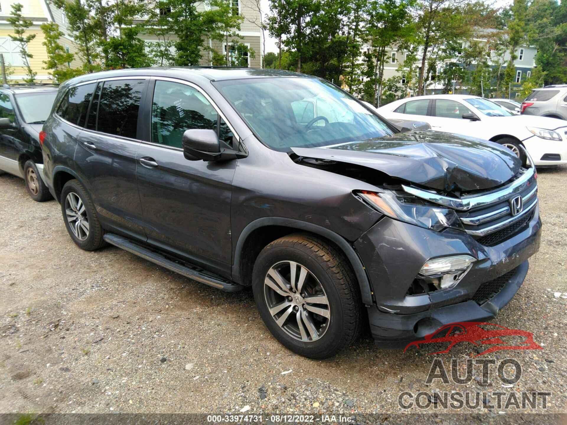 HONDA PILOT 2016 - 5FNYF6H51GB098133