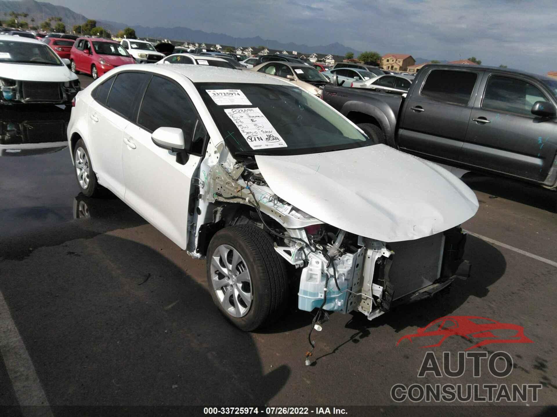 TOYOTA COROLLA 2022 - 5YFEPMAE4NP282644