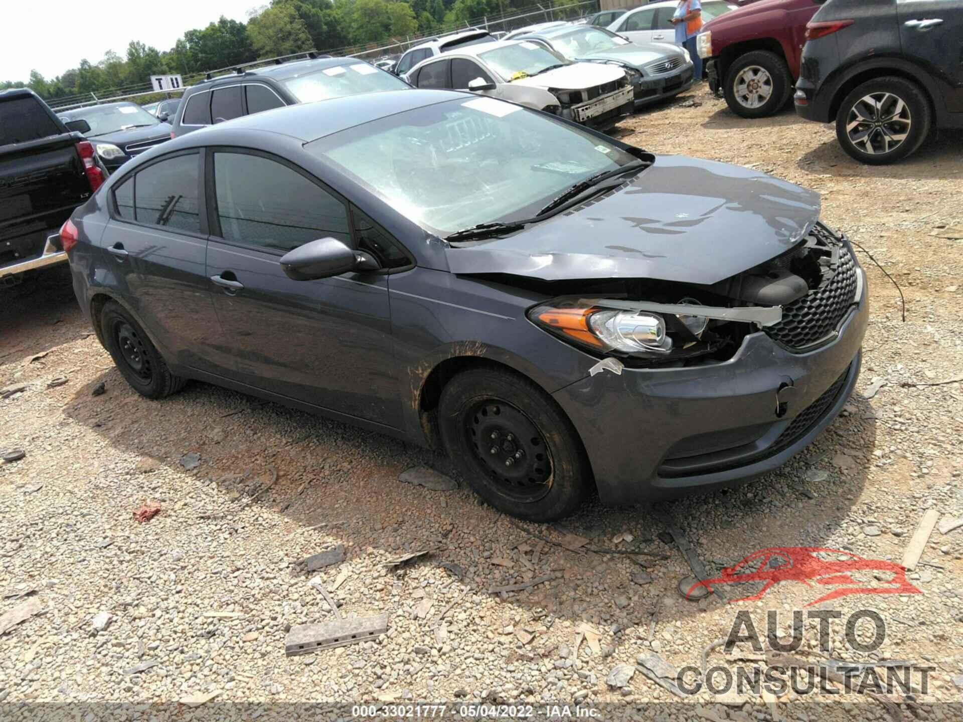 KIA FORTE 2016 - KNAFK4A67G5570831