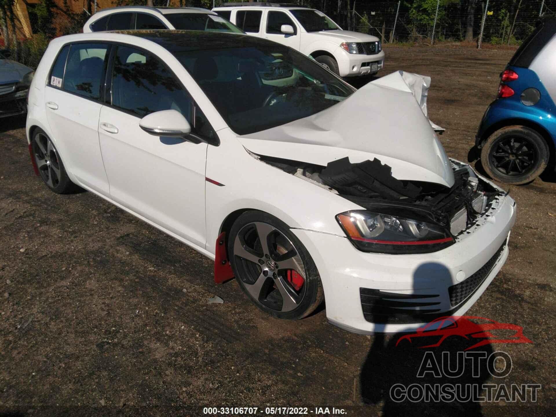 VOLKSWAGEN GOLF GTI 2016 - 3VW447AU8GM014247