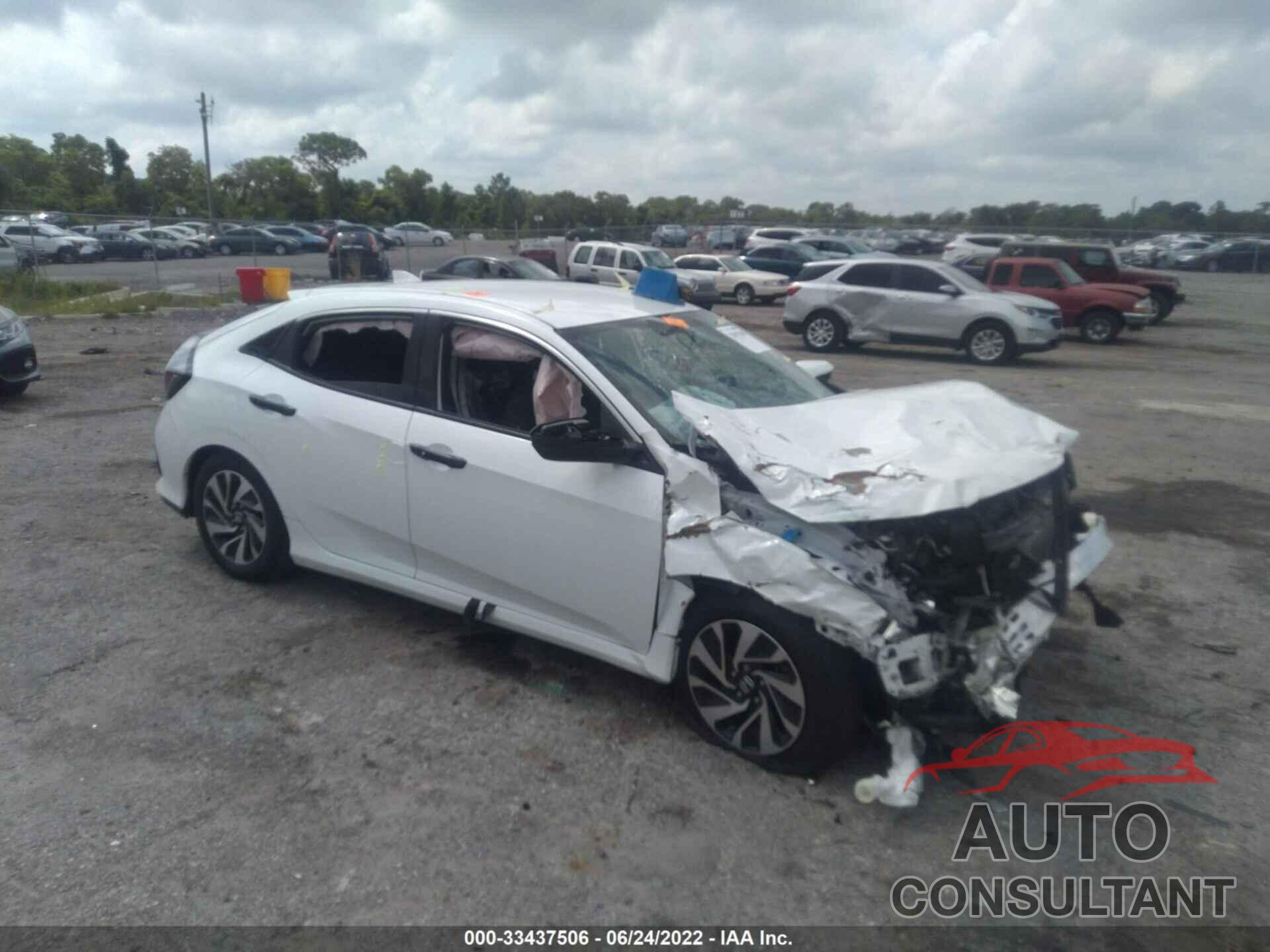 HONDA CIVIC HATCHBACK 2018 - SHHFK7H24JU220696
