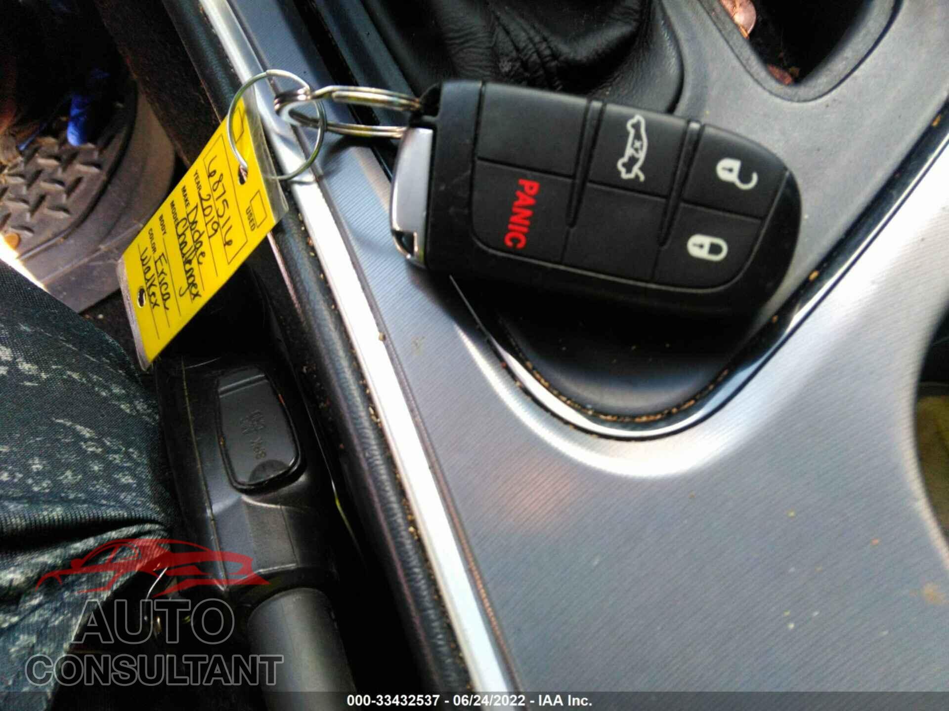 DODGE CHALLENGER 2019 - 2C3CDZAG9KH687516