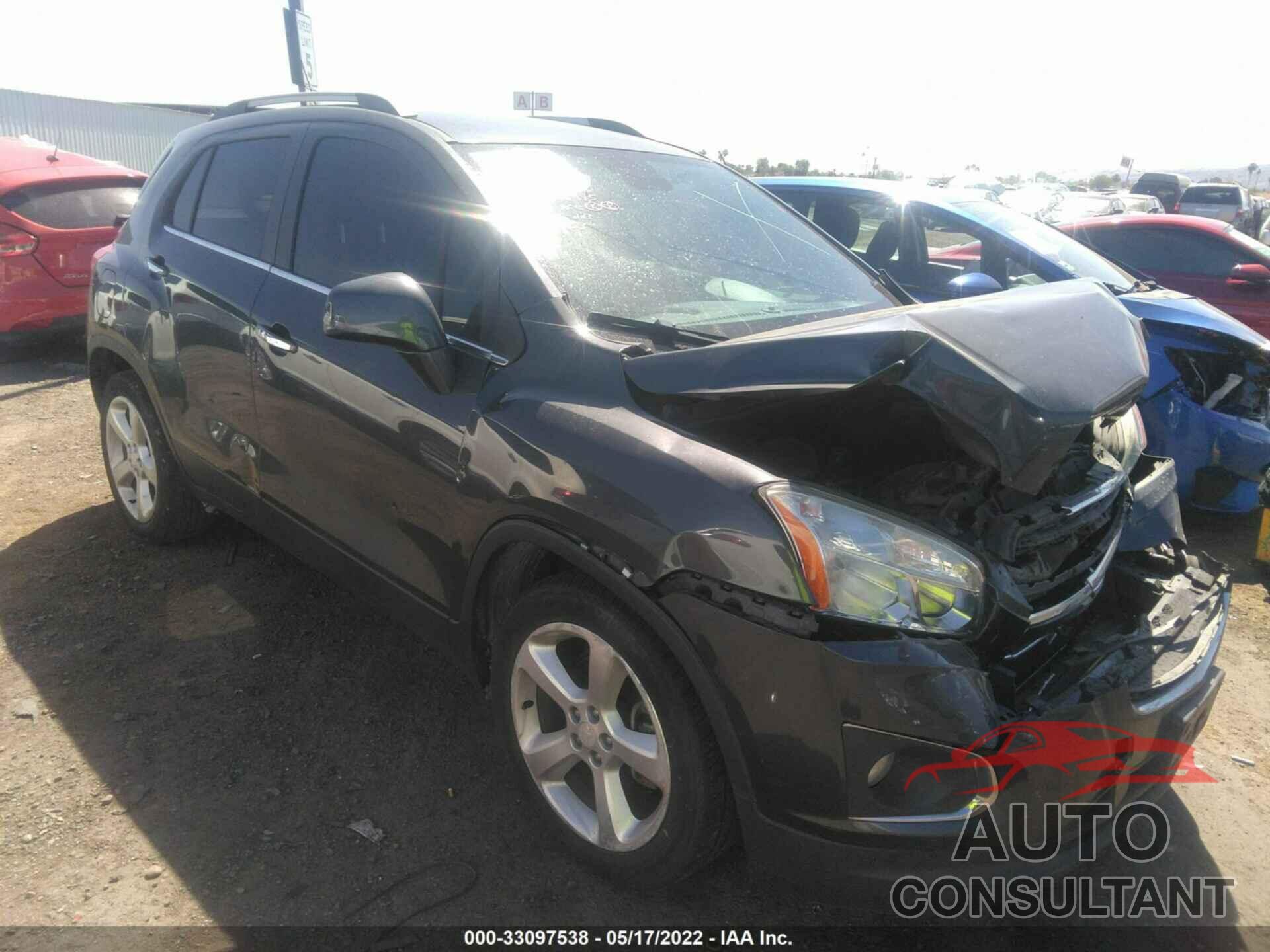 CHEVROLET TRAX 2016 - 3GNCJMSB2GL169053