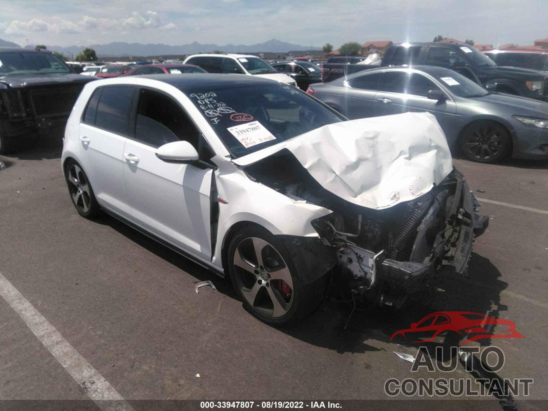 VOLKSWAGEN GOLF GTI 2016 - 3VW447AU0GM002142