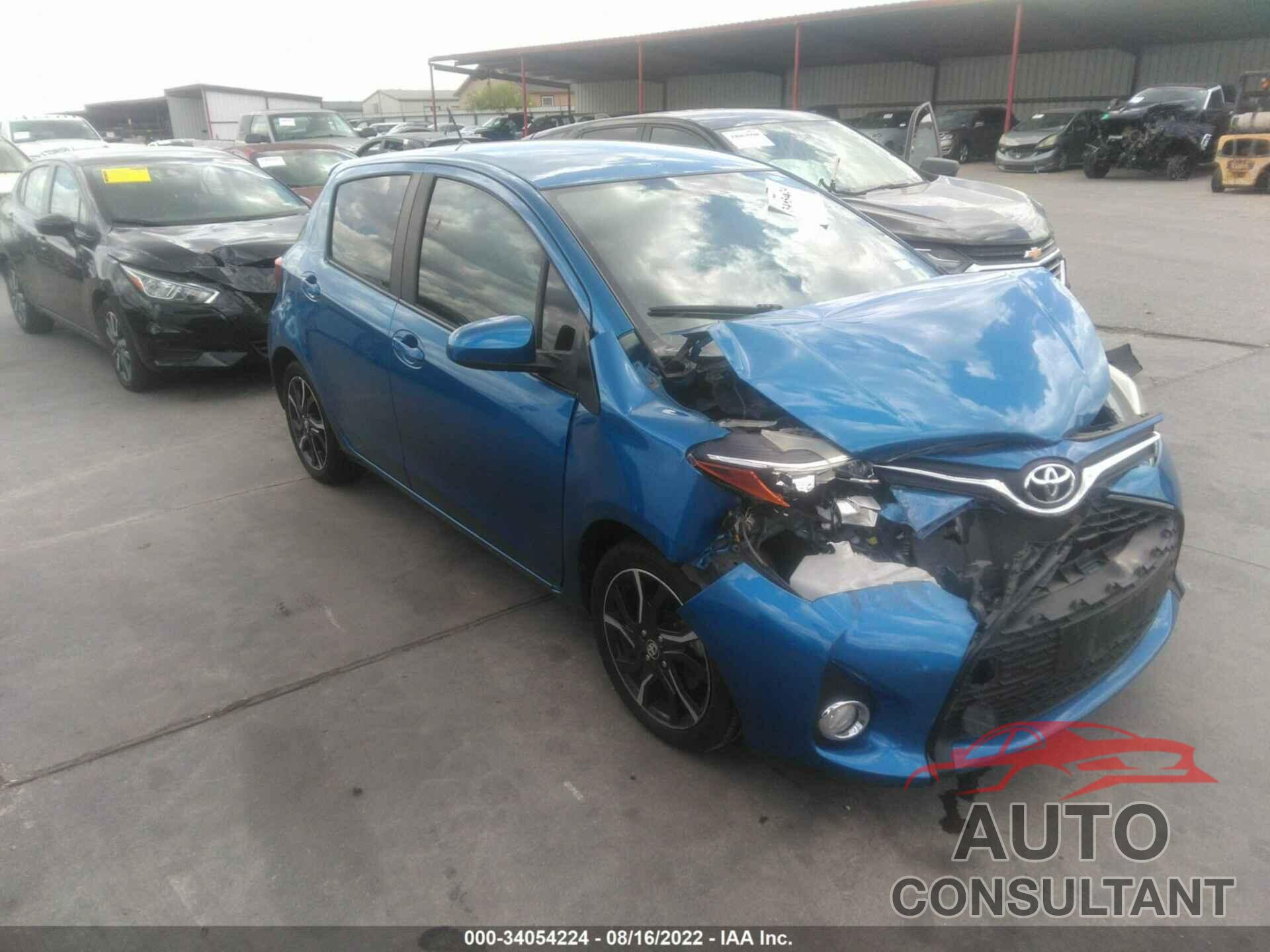 TOYOTA YARIS 2016 - VNKKTUD38GA069218