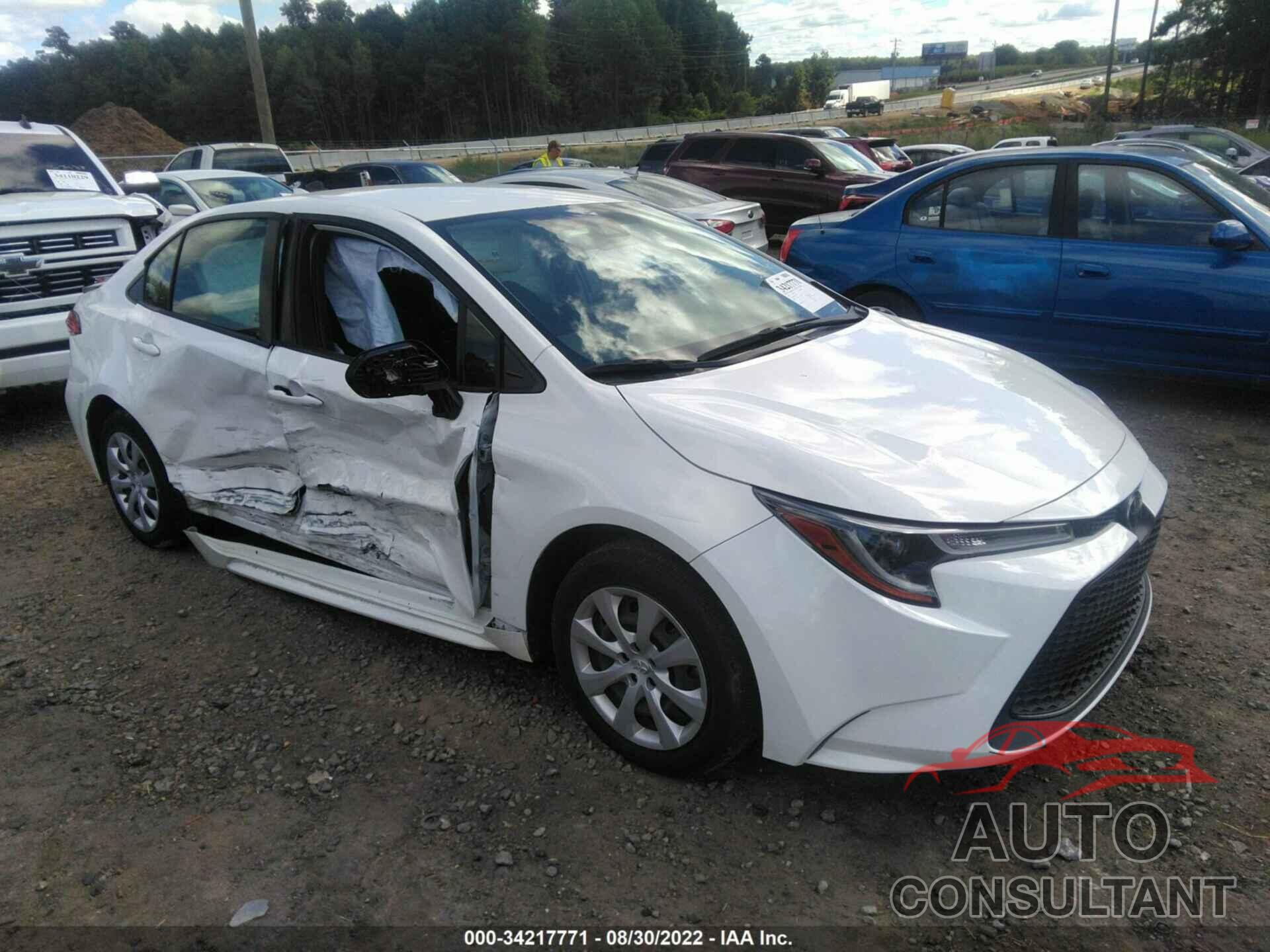 TOYOTA COROLLA 2020 - JTDEPRAE7LJ020213