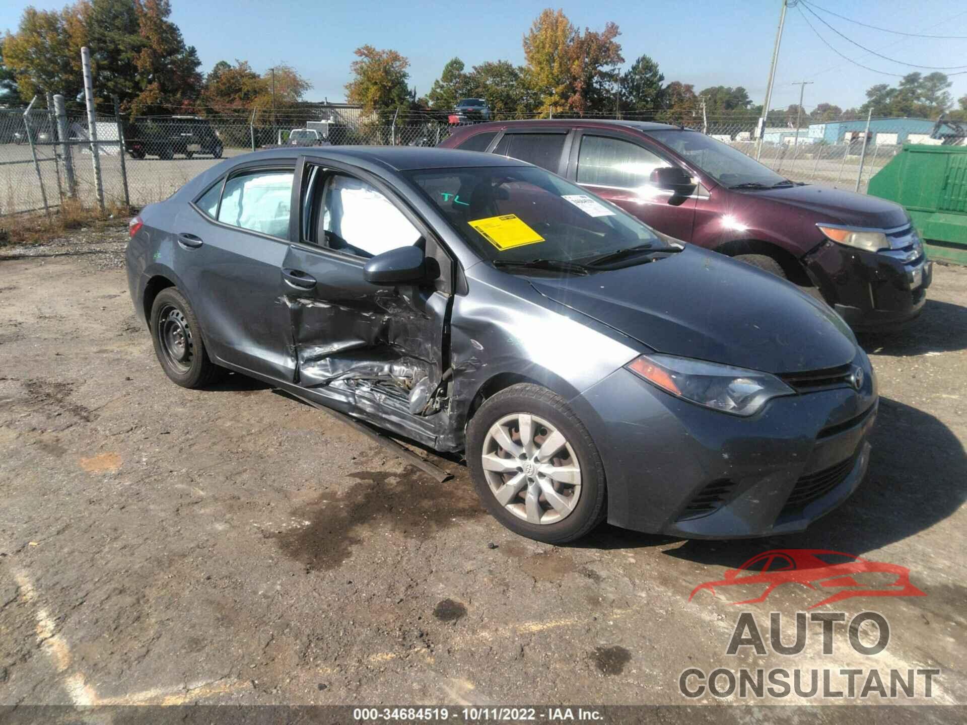 TOYOTA COROLLA 2016 - 2T1BURHE3GC585089