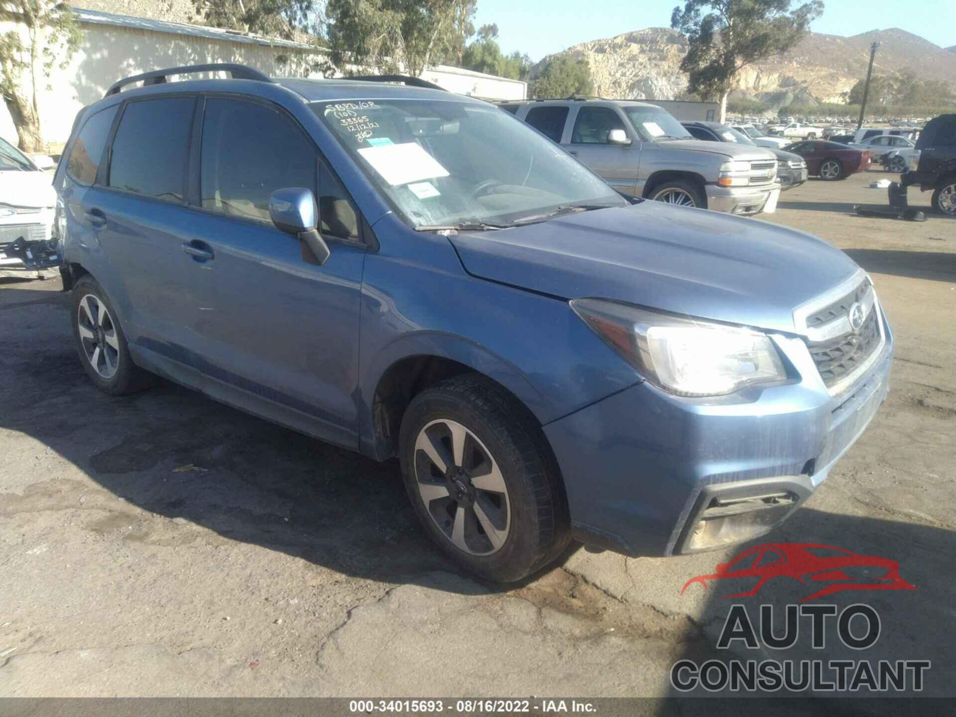 SUBARU FORESTER 2017 - JF2SJAECXHH499998
