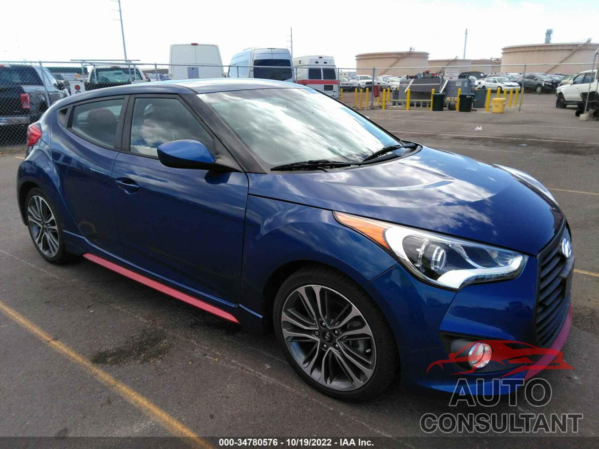 HYUNDAI VELOSTER 2017 - KMHTC6AE7HU315492