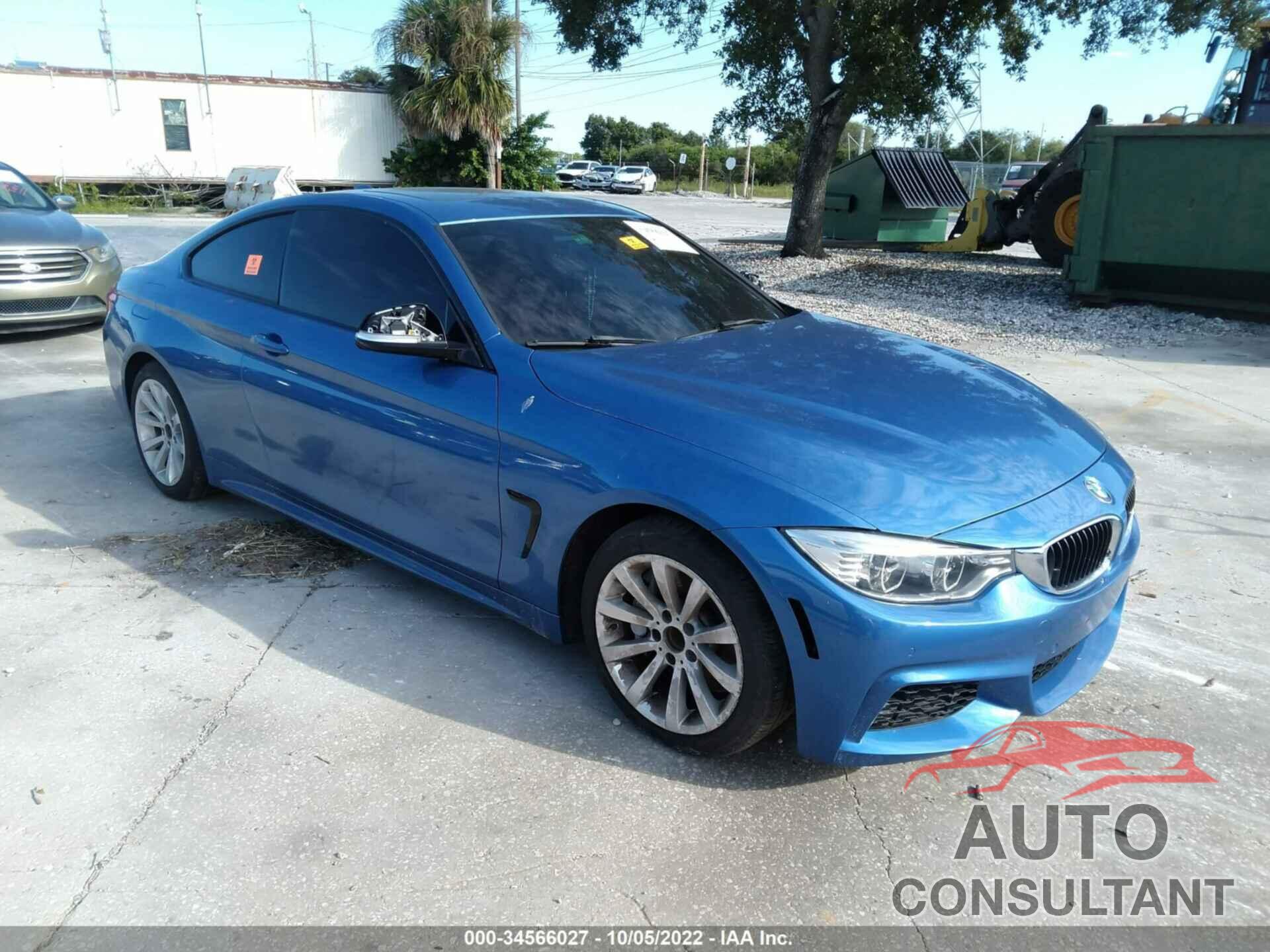 BMW 4 SERIES 2014 - WBA3R1C58EK190414