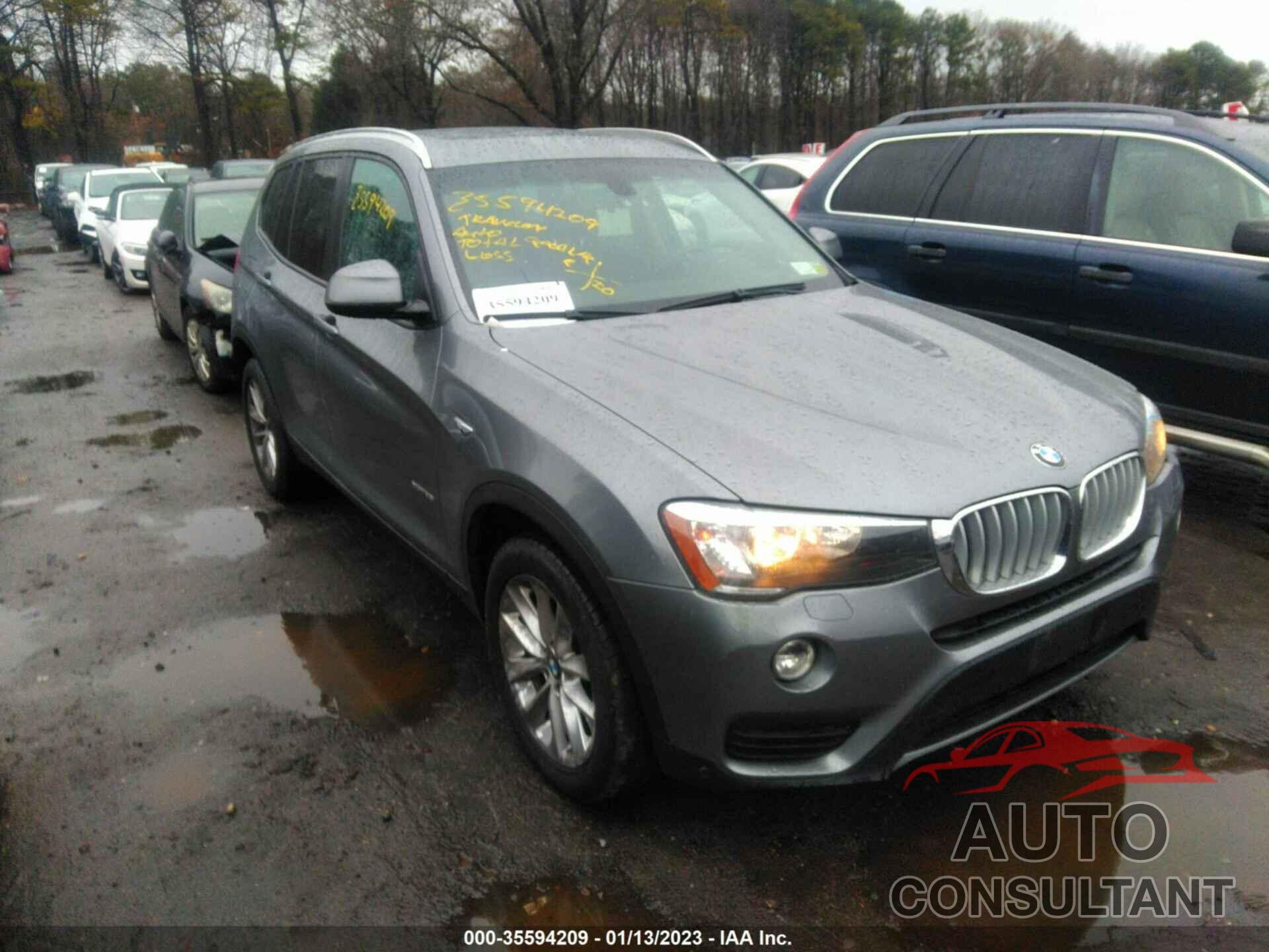 BMW X3 2017 - 5UXWX9C57H0T08648