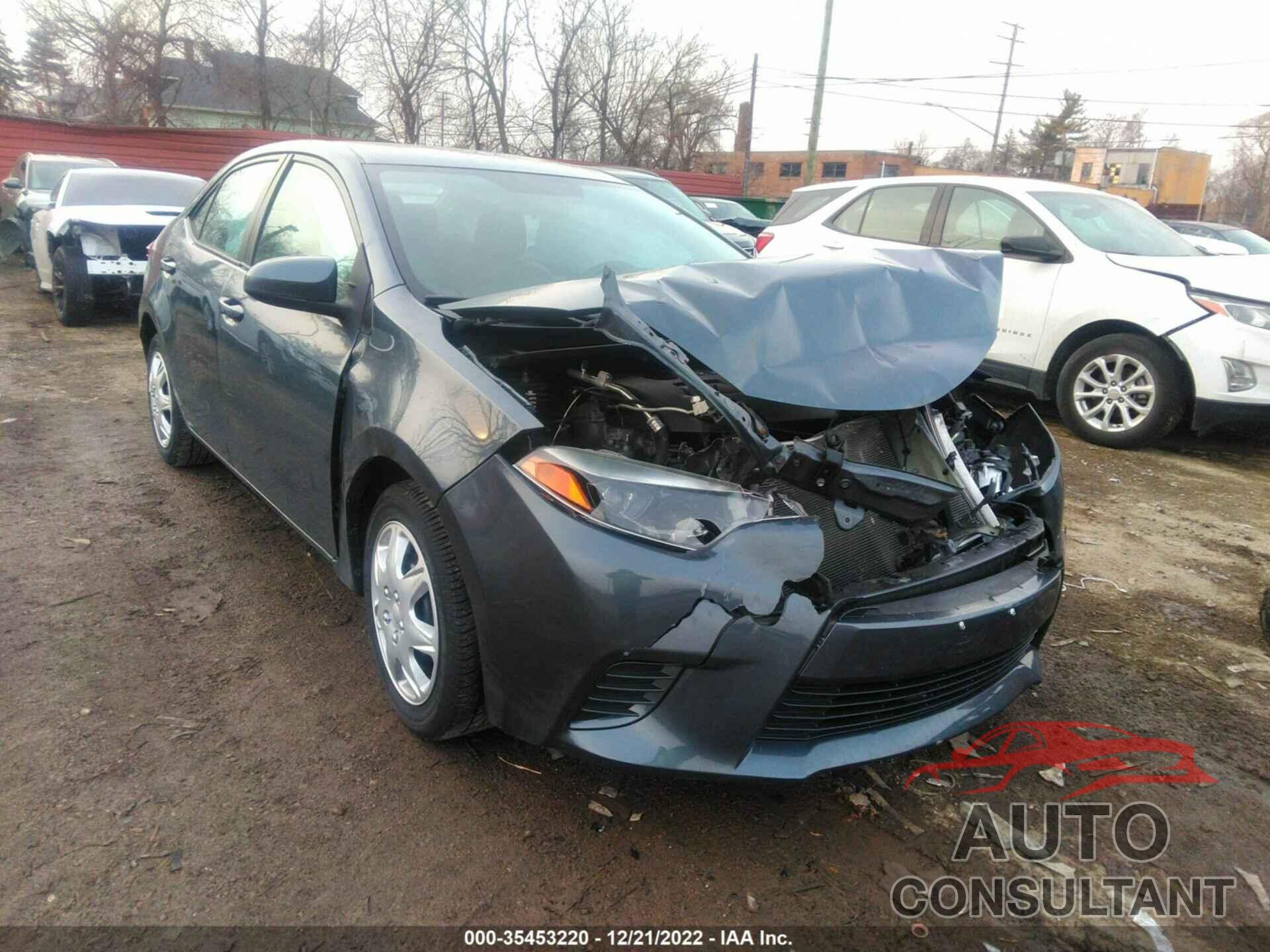 TOYOTA COROLLA 2016 - 2T1BURHE1GC560157