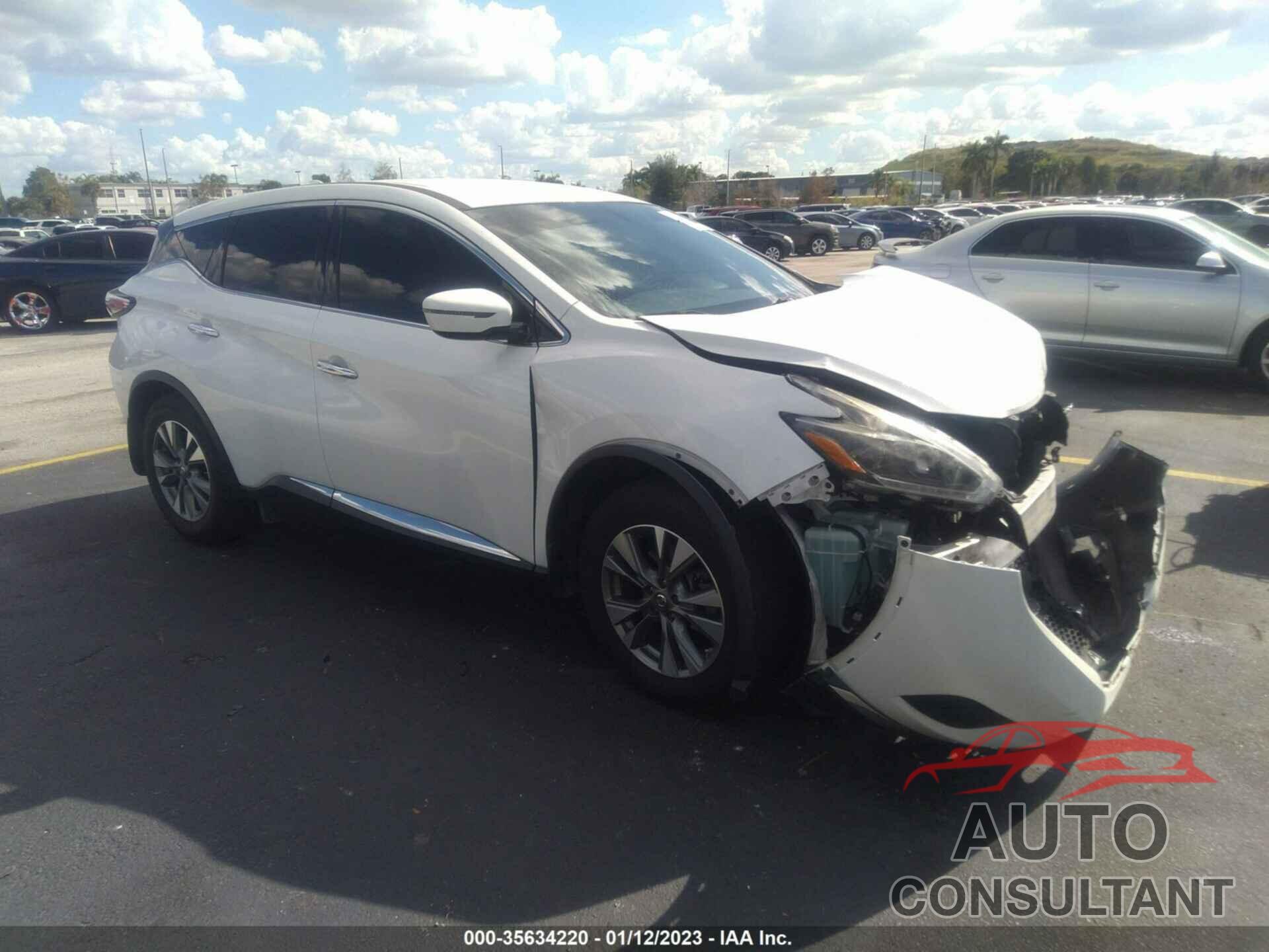 NISSAN MURANO 2018 - 5N1AZ2MG3JN165277