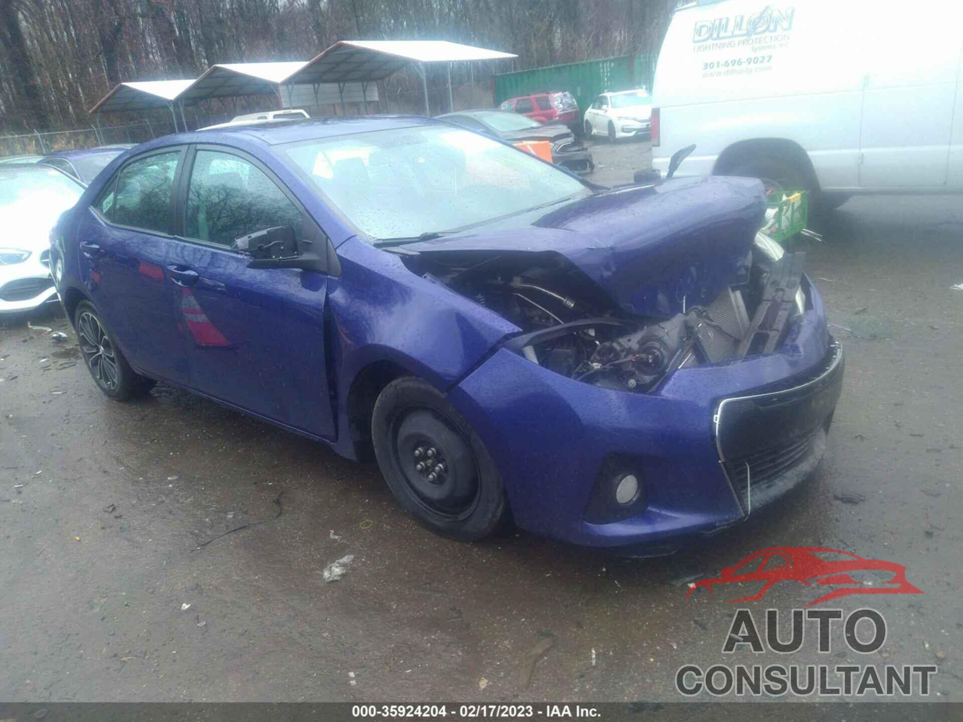 TOYOTA COROLLA 2015 - 2T1BURHE7FC463656