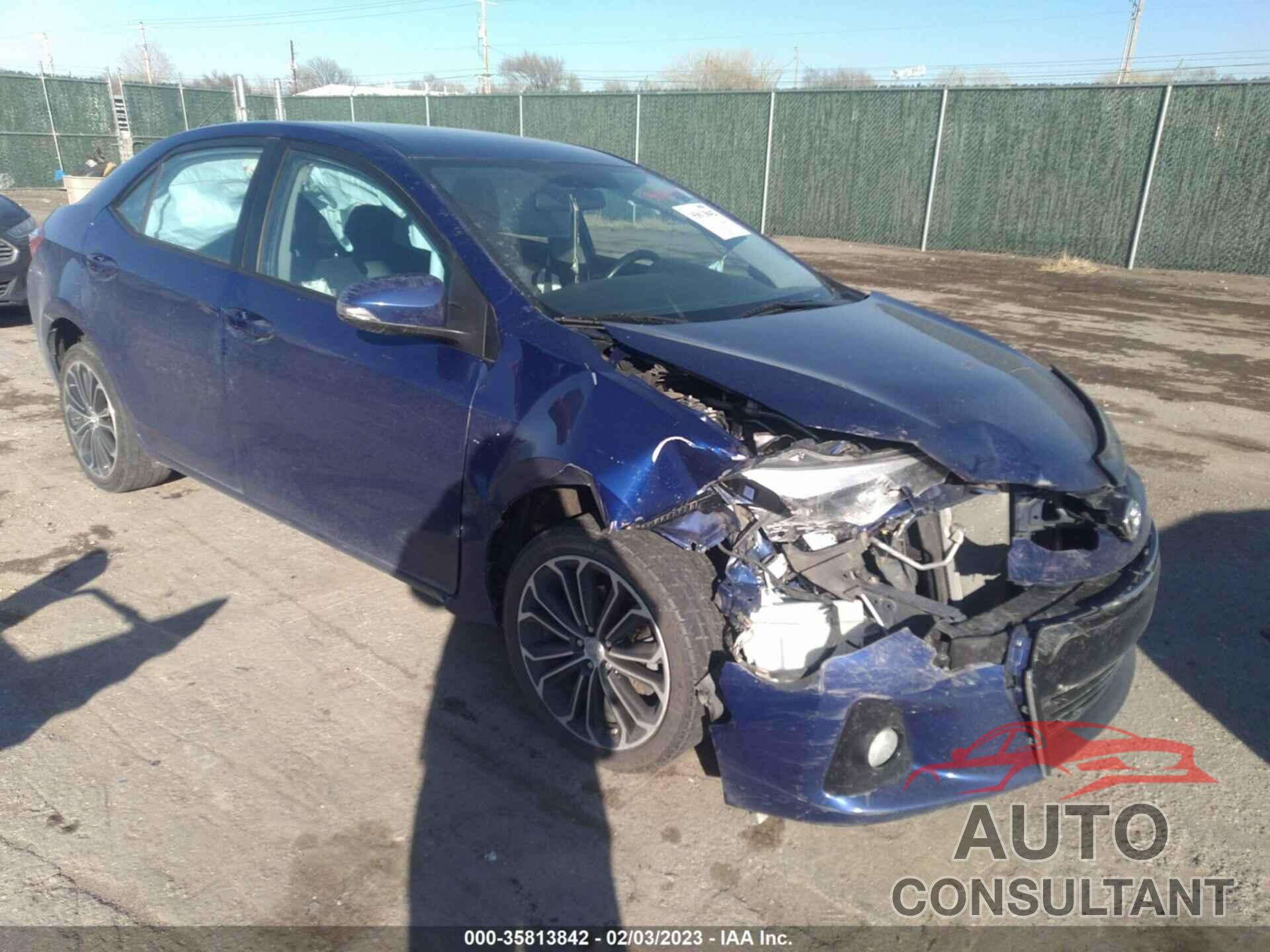 TOYOTA COROLLA 2016 - 5YFBURHE6GP422324
