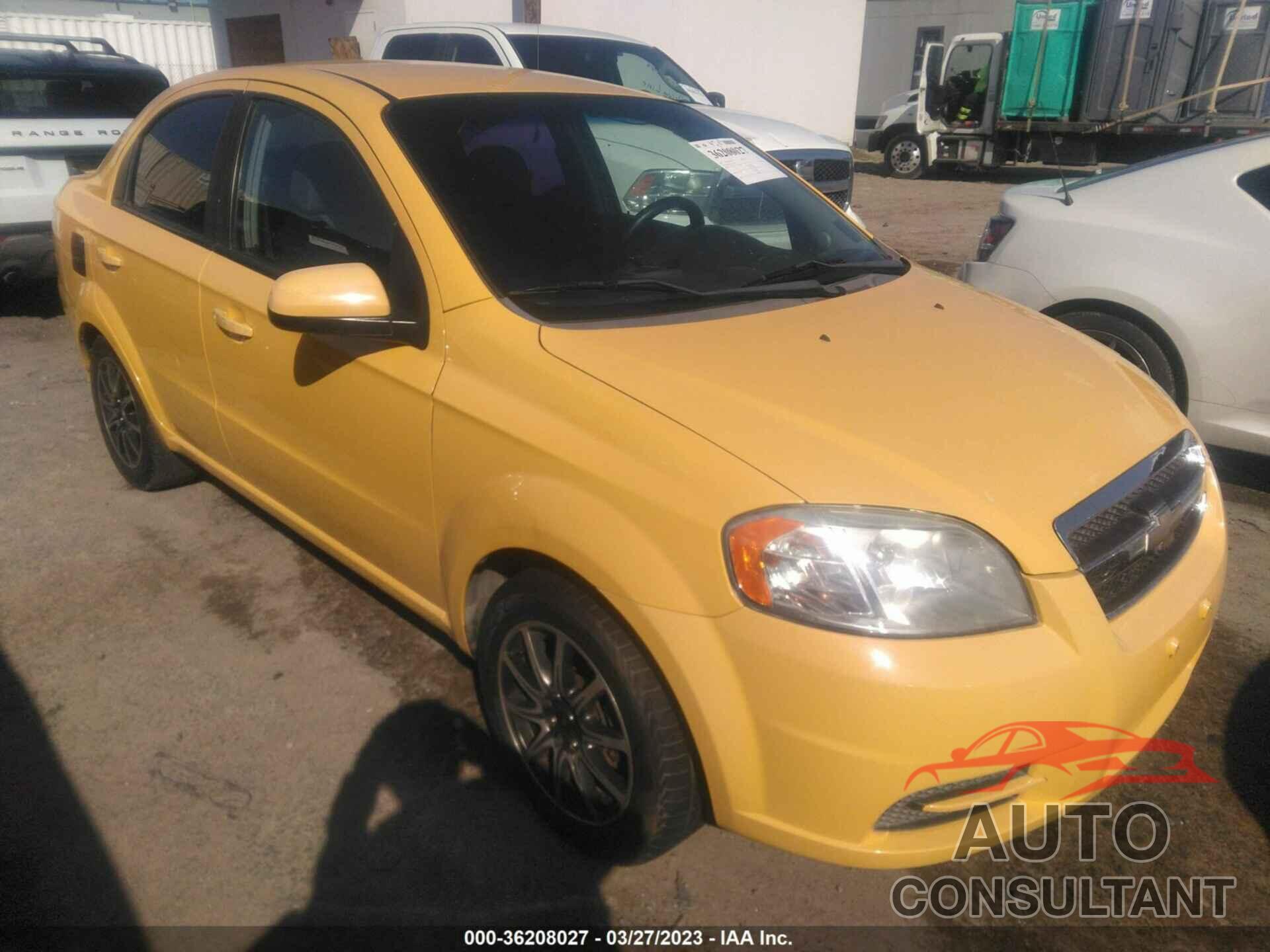 CHEVROLET AVEO 2010 - KL1TD5DE9AB127864