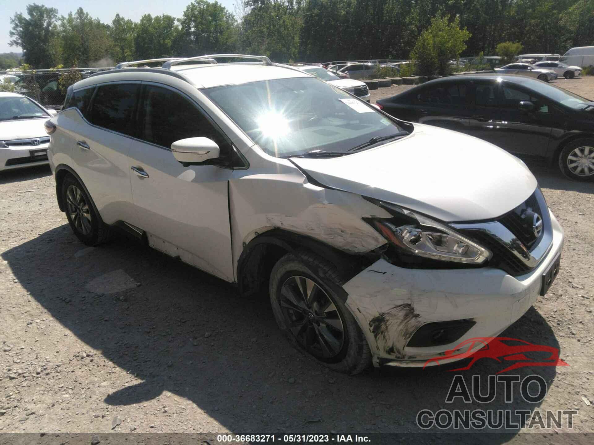 NISSAN MURANO 2015 - 5N1AZ2MH3FN249597